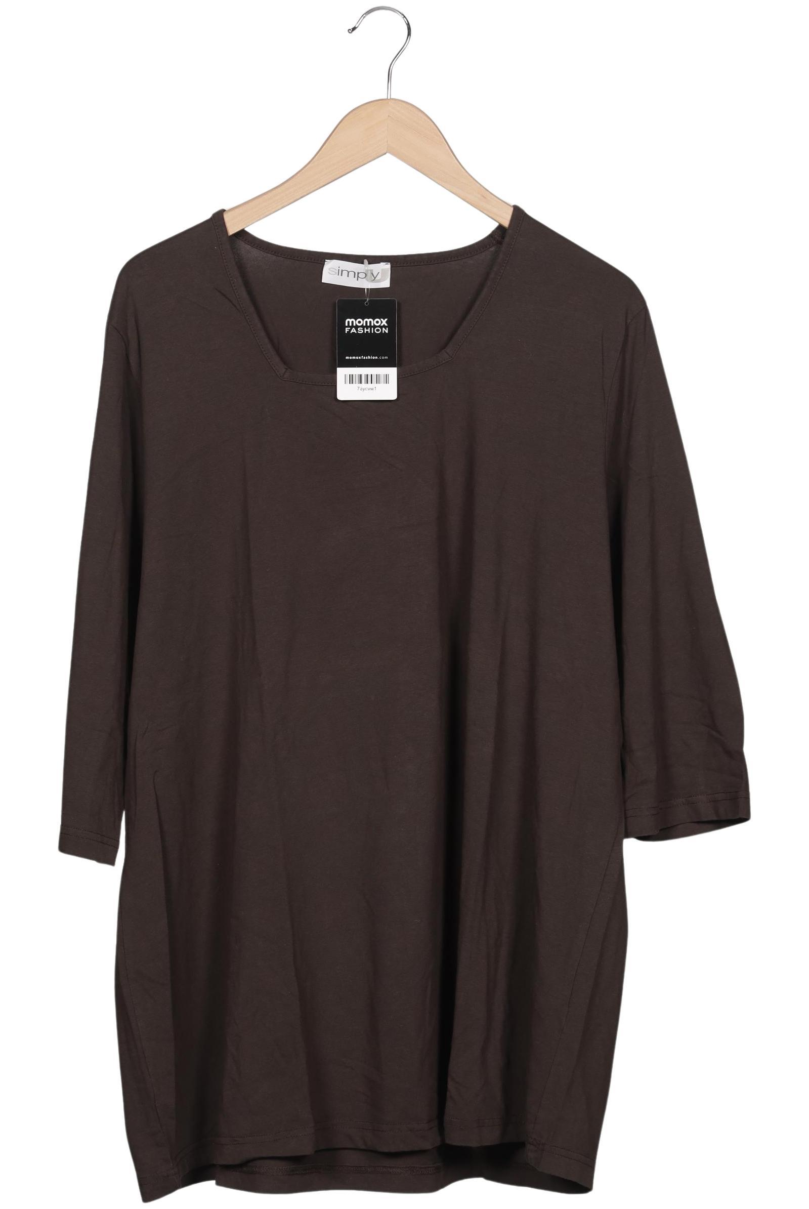 

Ulla Popken Damen Langarmshirt, braun, Gr. 50