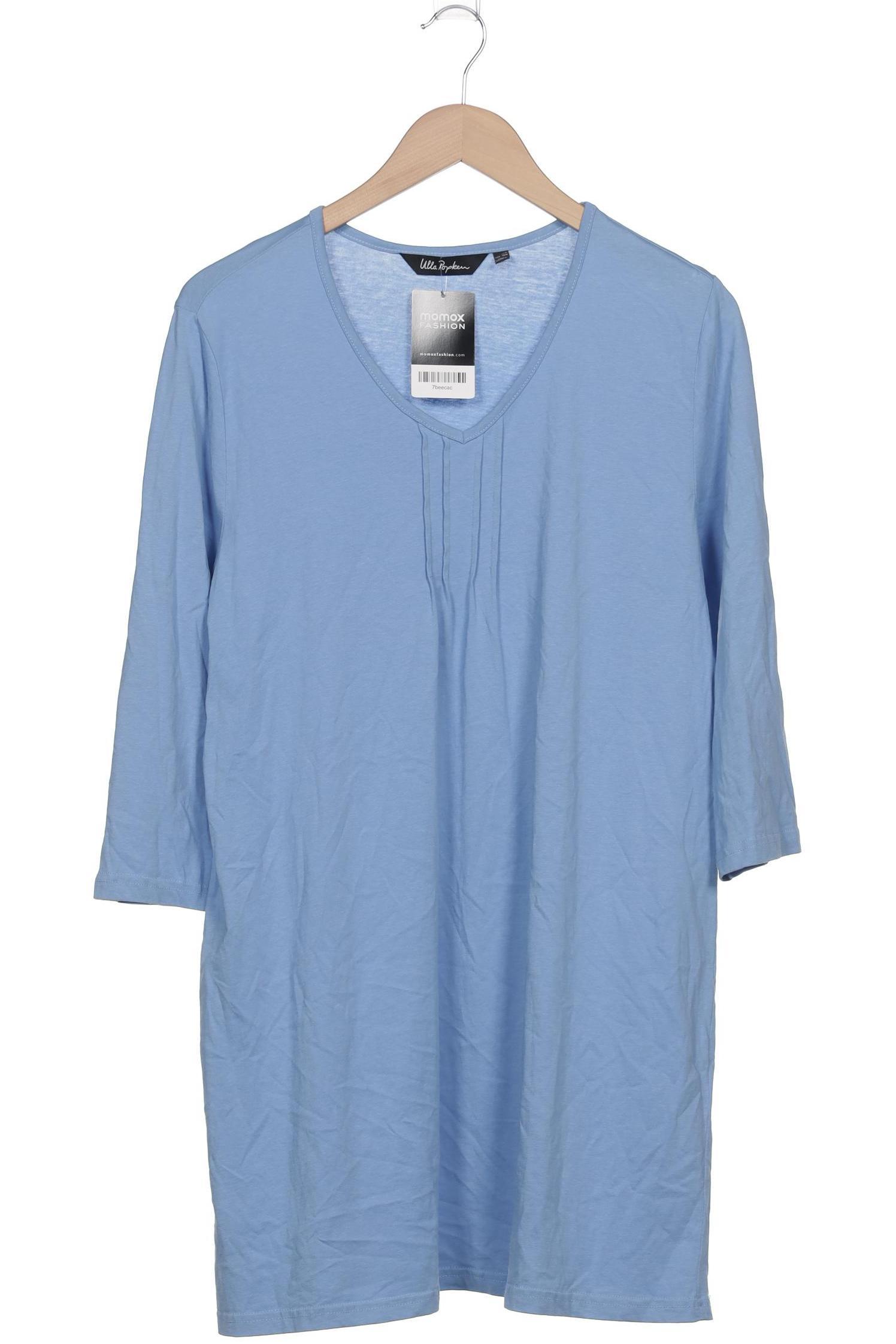 

Ulla Popken Damen Langarmshirt, blau, Gr. 42