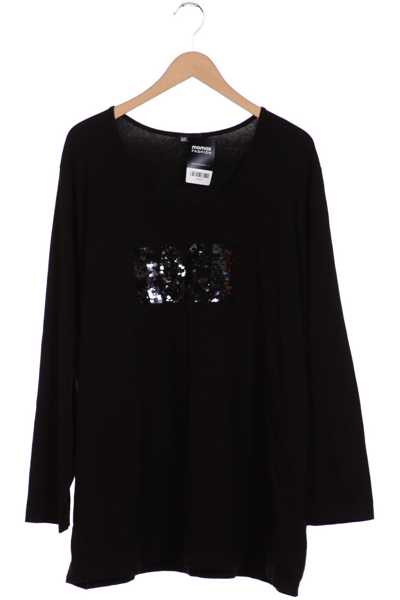 

Ulla Popken Damen Langarmshirt, schwarz, Gr. 54