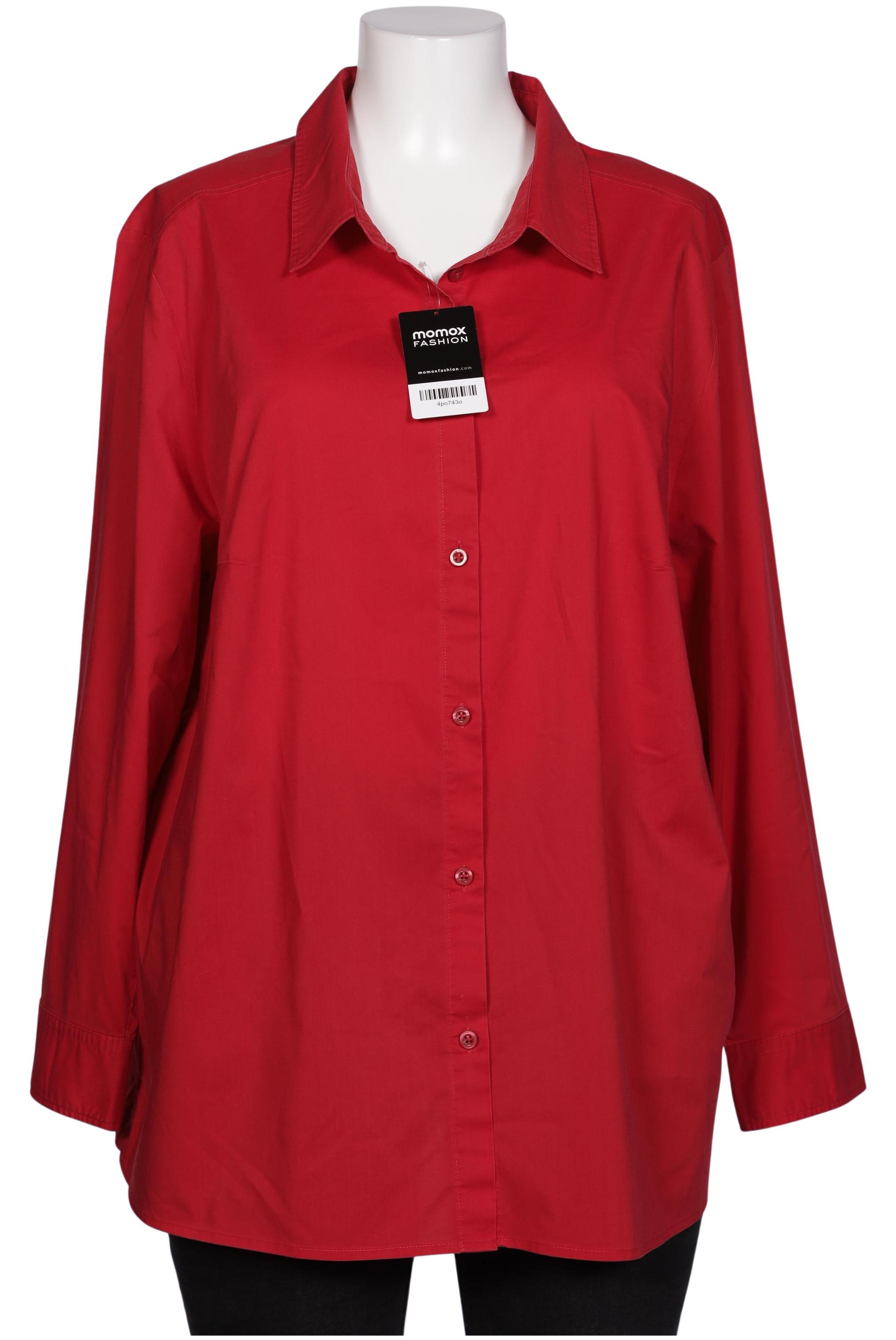 

Ulla Popken Damen Bluse, bordeaux, Gr. 52