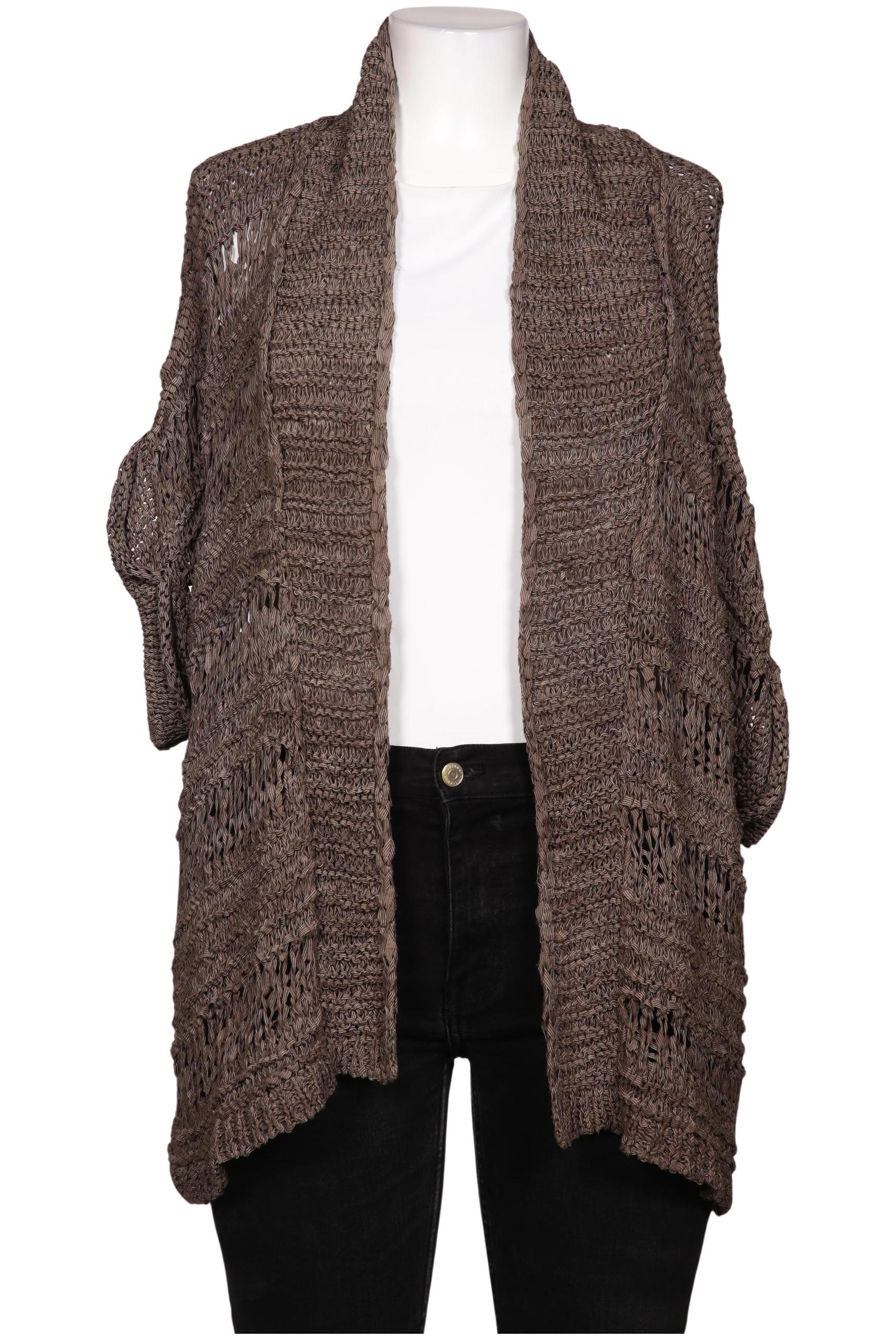 

Ulla Popken Damen Strickjacke, braun, Gr. 46