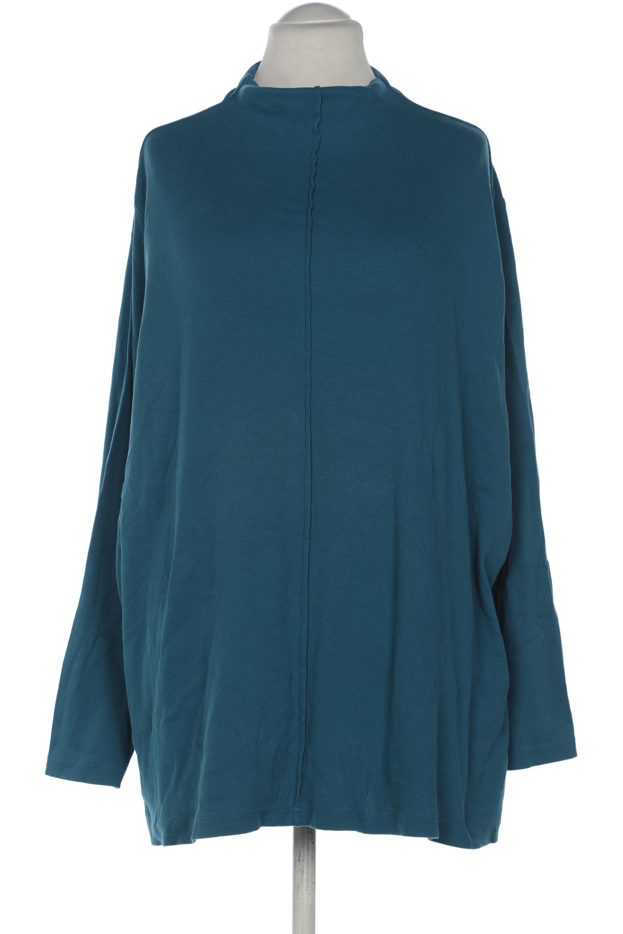 

Ulla Popken Damen Langarmshirt, blau, Gr. 62