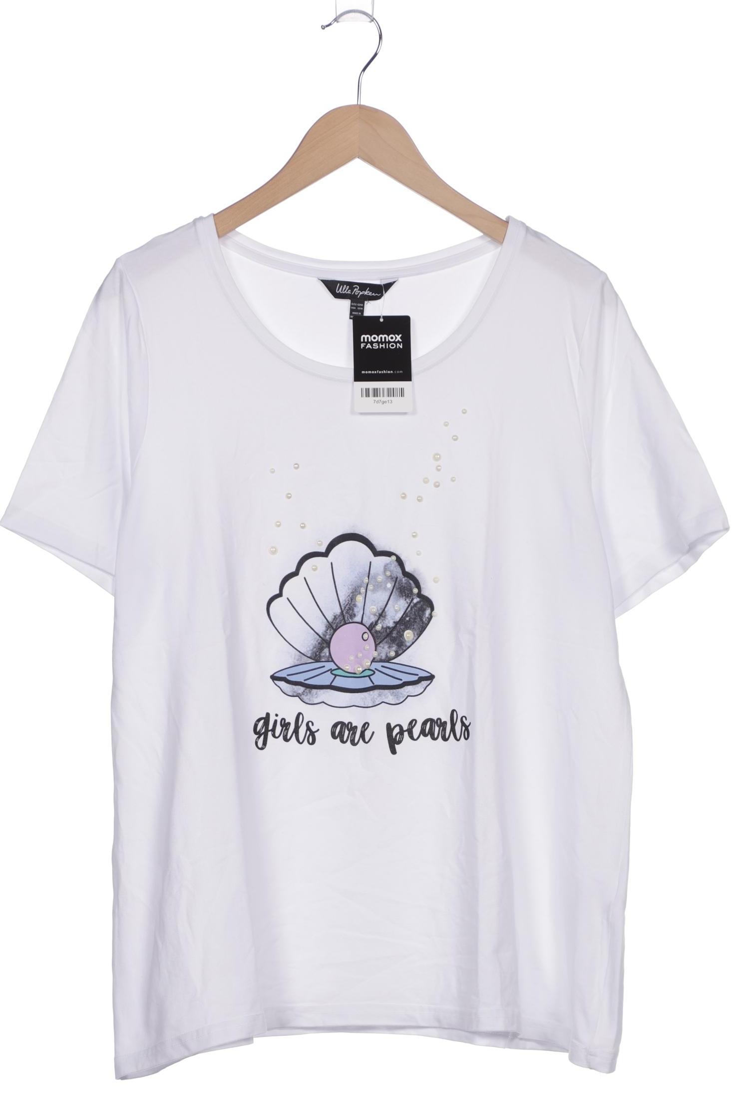

Ulla Popken Damen T-Shirt, weiß, Gr. 42