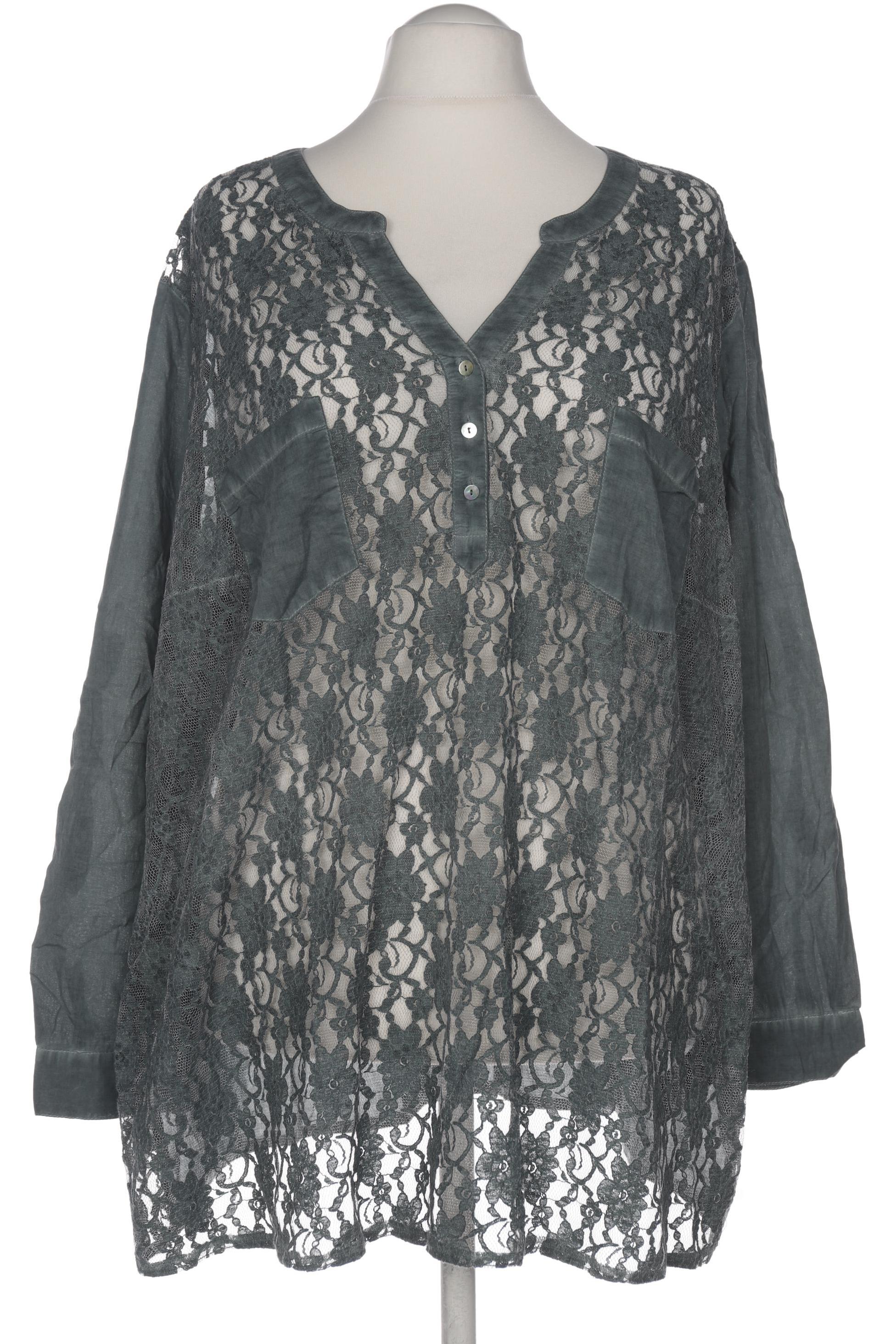 

Ulla Popken Damen Bluse, türkis, Gr. 54