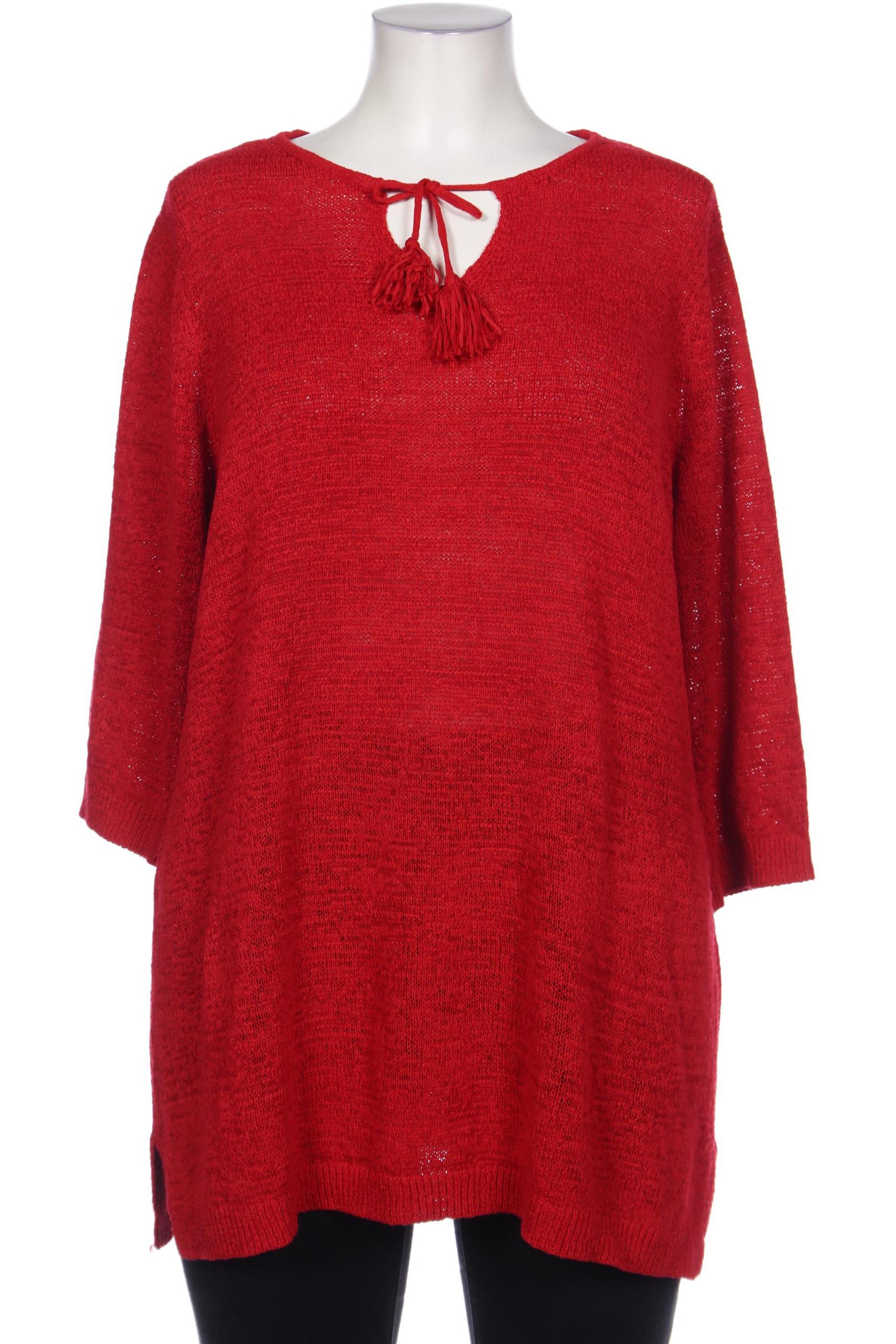 

Ulla Popken Damen Pullover, rot, Gr. 46