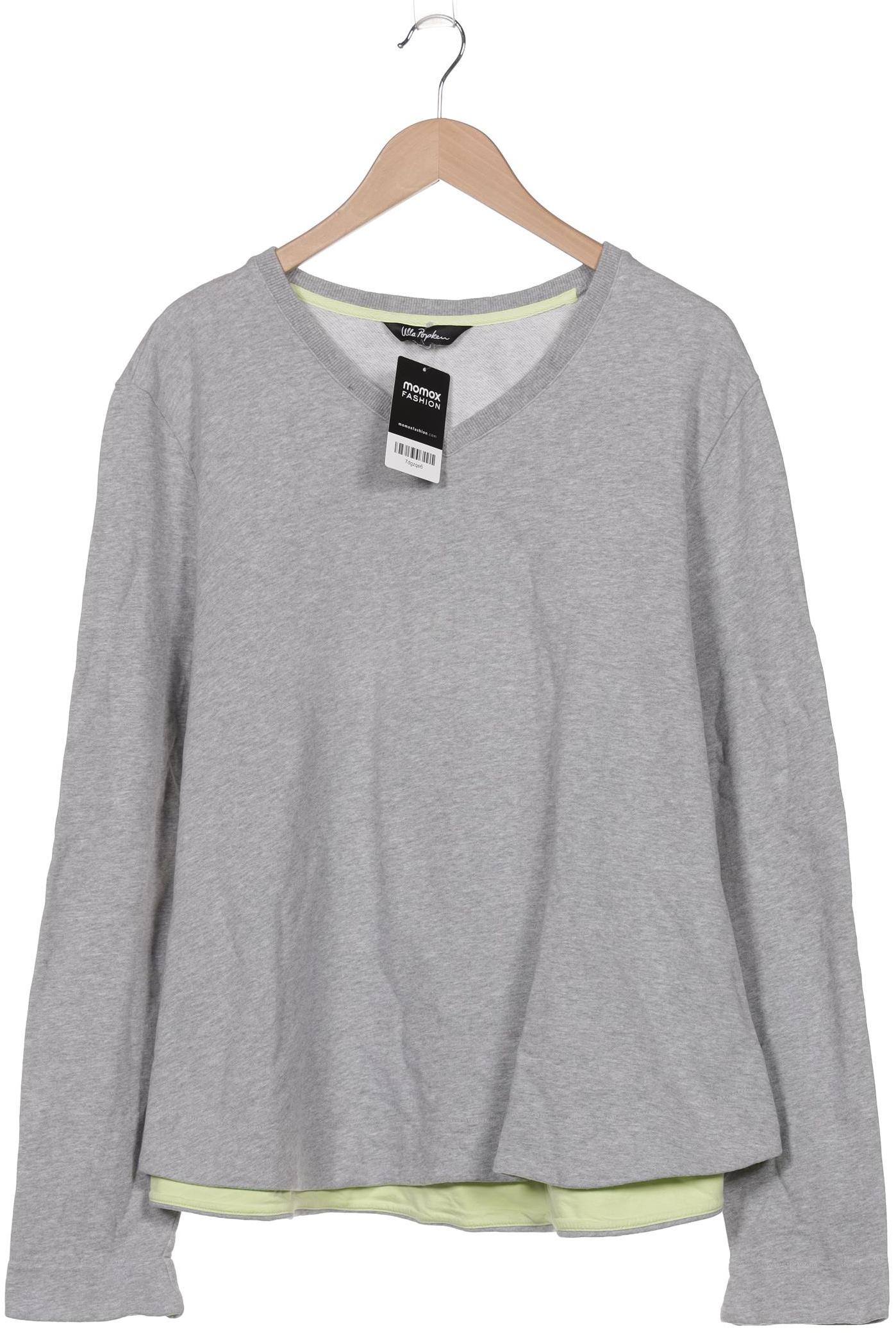 

Ulla Popken Damen Sweatshirt, grau, Gr. 48