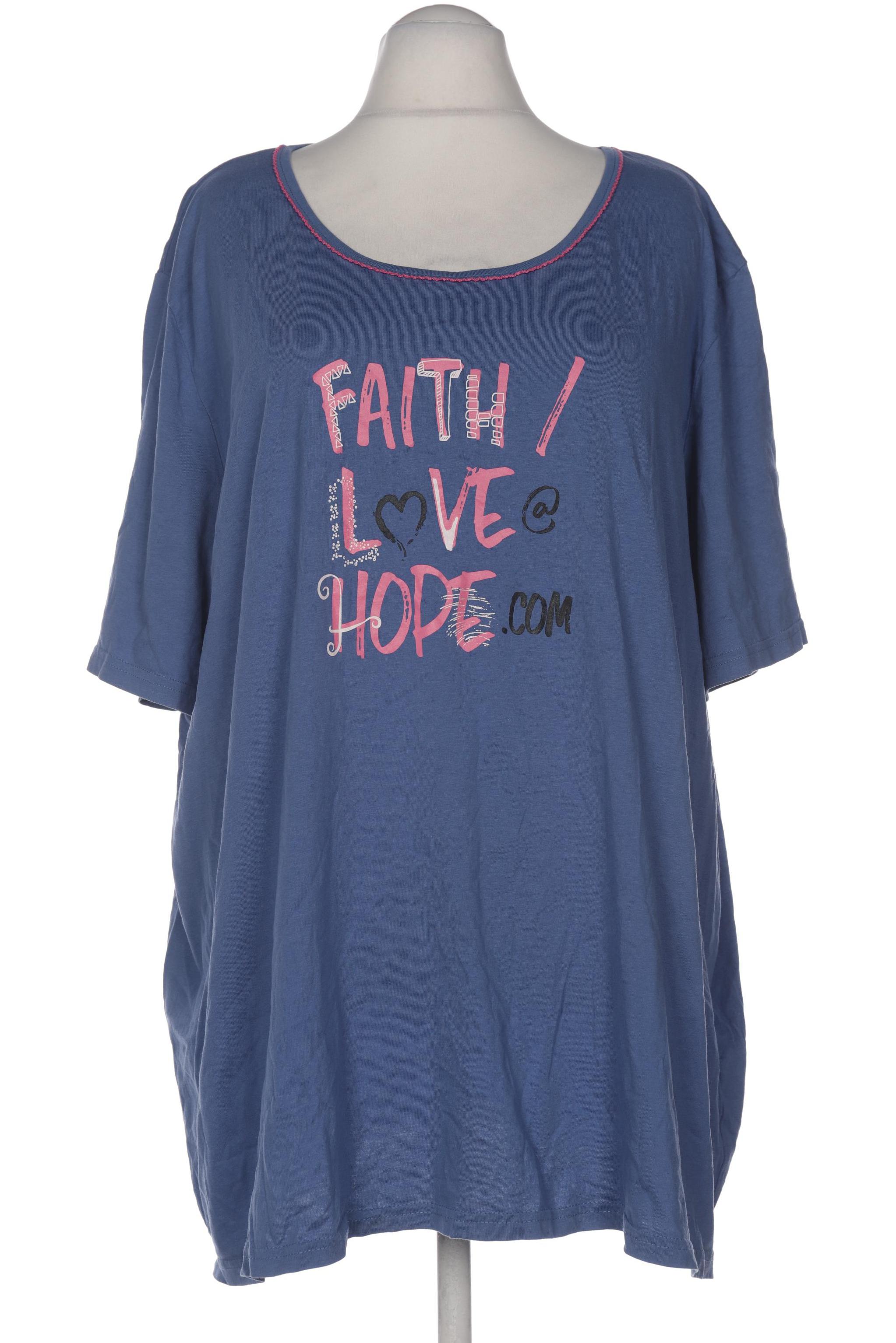 

Ulla Popken Damen T-Shirt, blau, Gr. 58