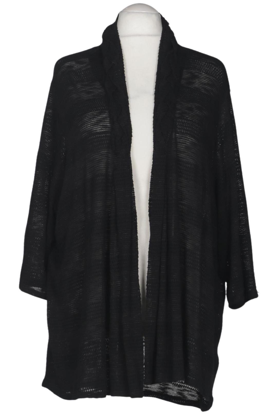 

Ulla Popken Damen Strickjacke, schwarz, Gr. 54