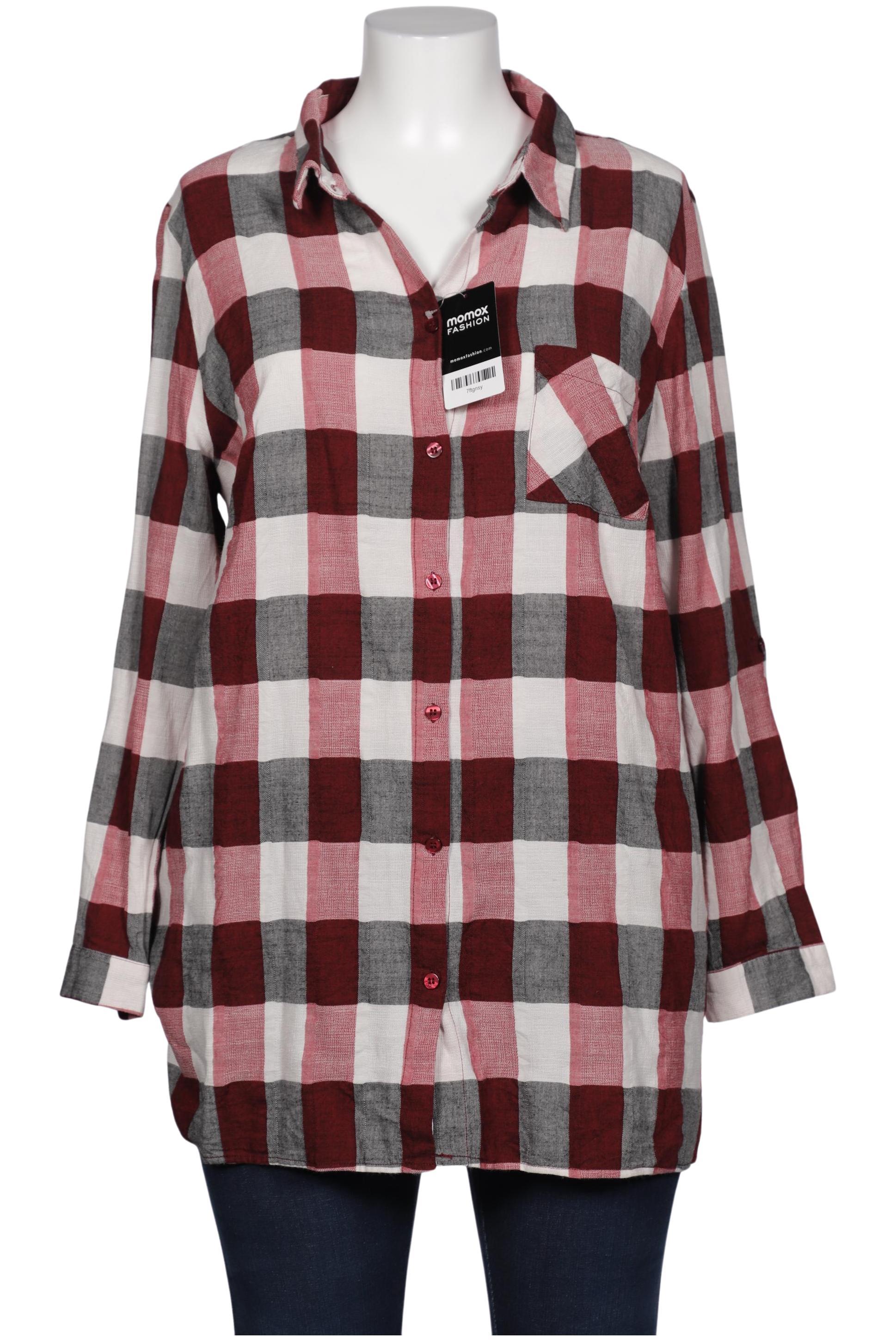 

Ulla Popken Damen Bluse, bordeaux, Gr. 46