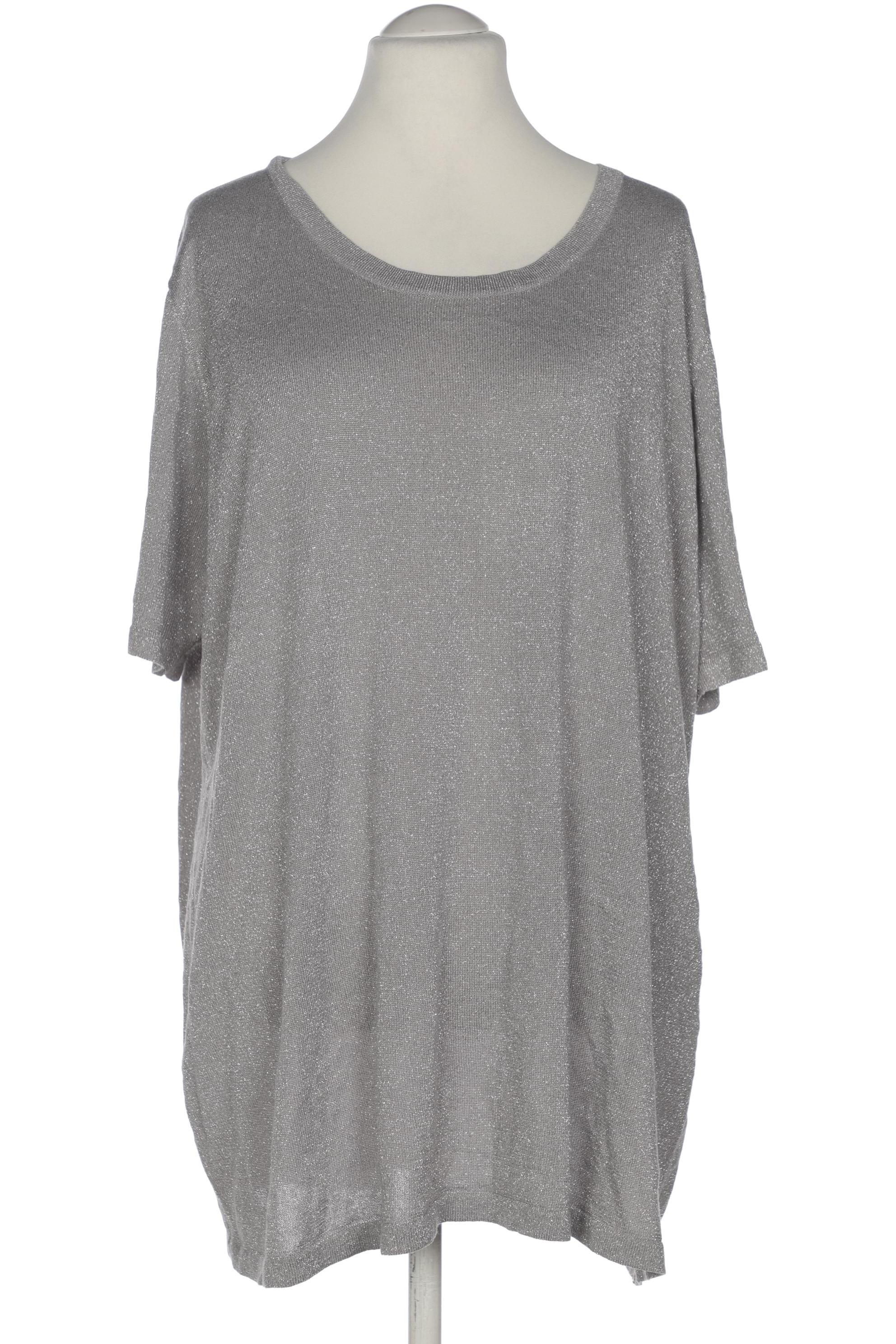

Ulla Popken Damen T-Shirt, silber, Gr. 54