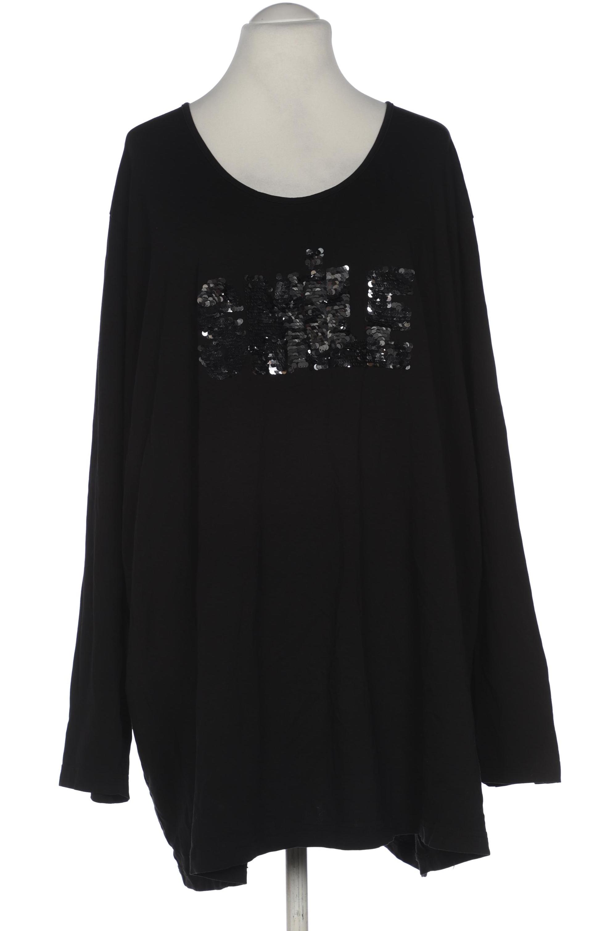 

Ulla Popken Damen Langarmshirt, schwarz, Gr. 58
