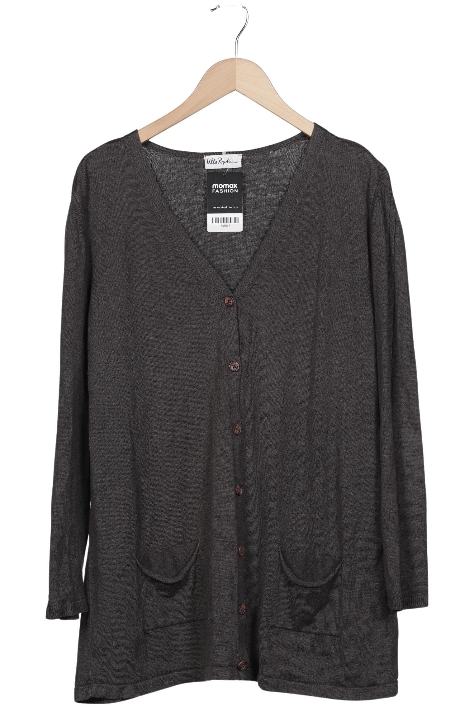 

Ulla Popken Damen Strickjacke, grau, Gr. 46