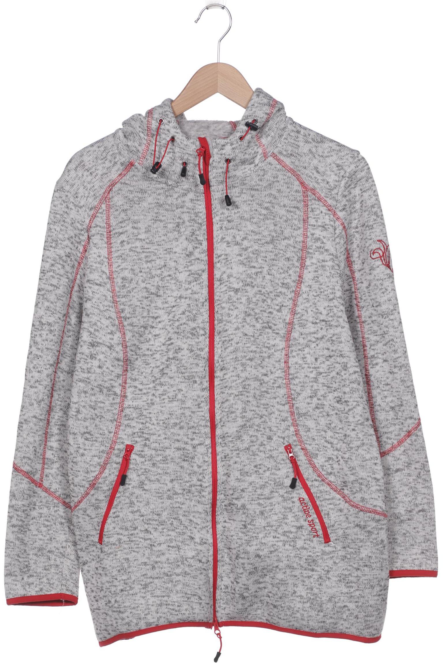 

Ulla Popken Damen Kapuzenpullover, grau