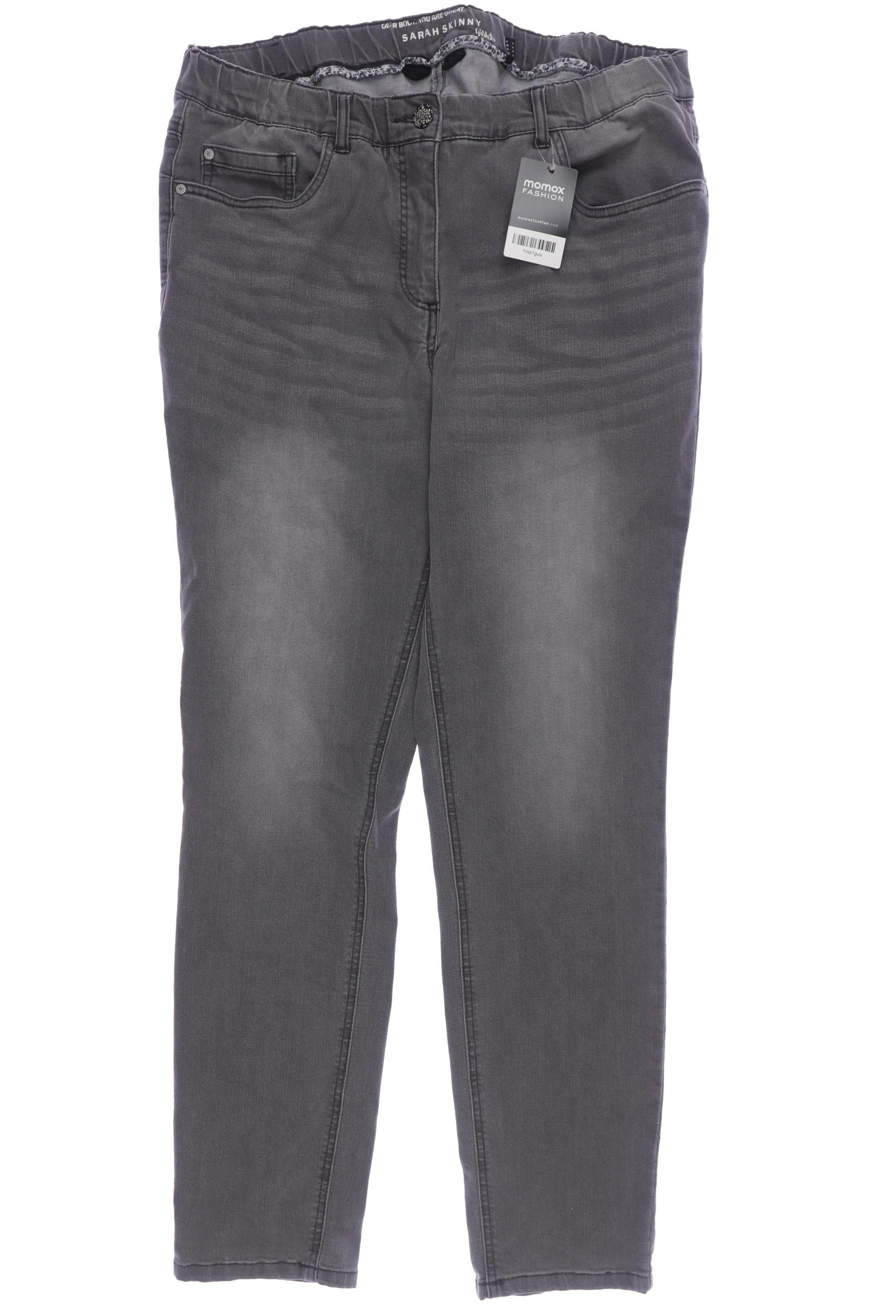 

Ulla Popken Damen Jeans, grau, Gr. 48
