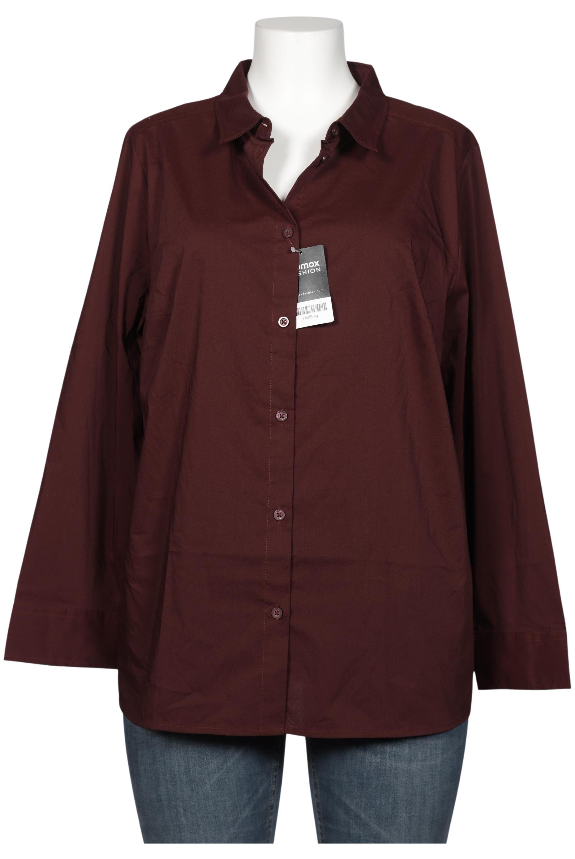 

Ulla Popken Damen Bluse, bordeaux, Gr. 46