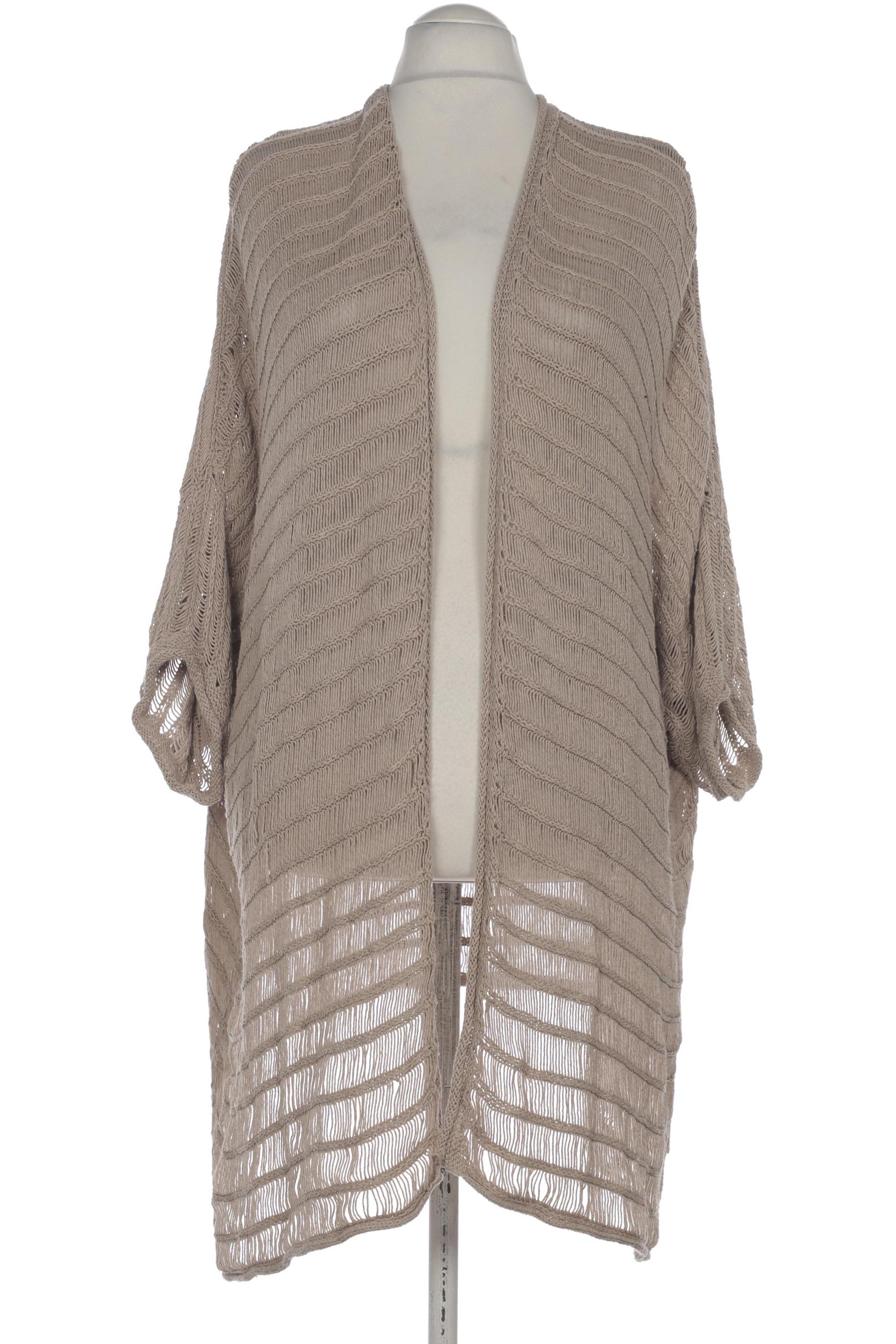 

Ulla Popken Damen Strickjacke, beige, Gr. 54