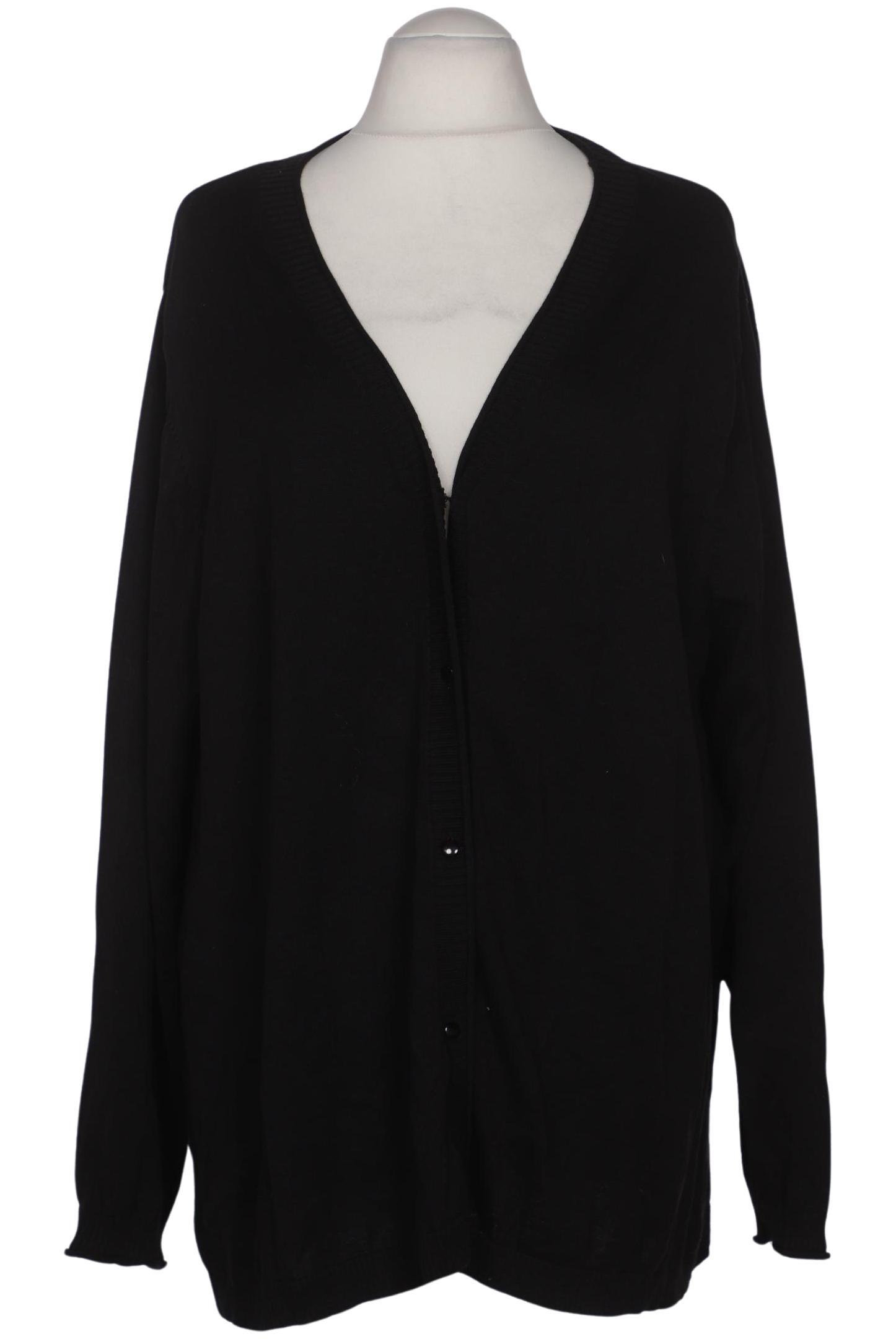 

Ulla Popken Damen Strickjacke, schwarz, Gr. 52