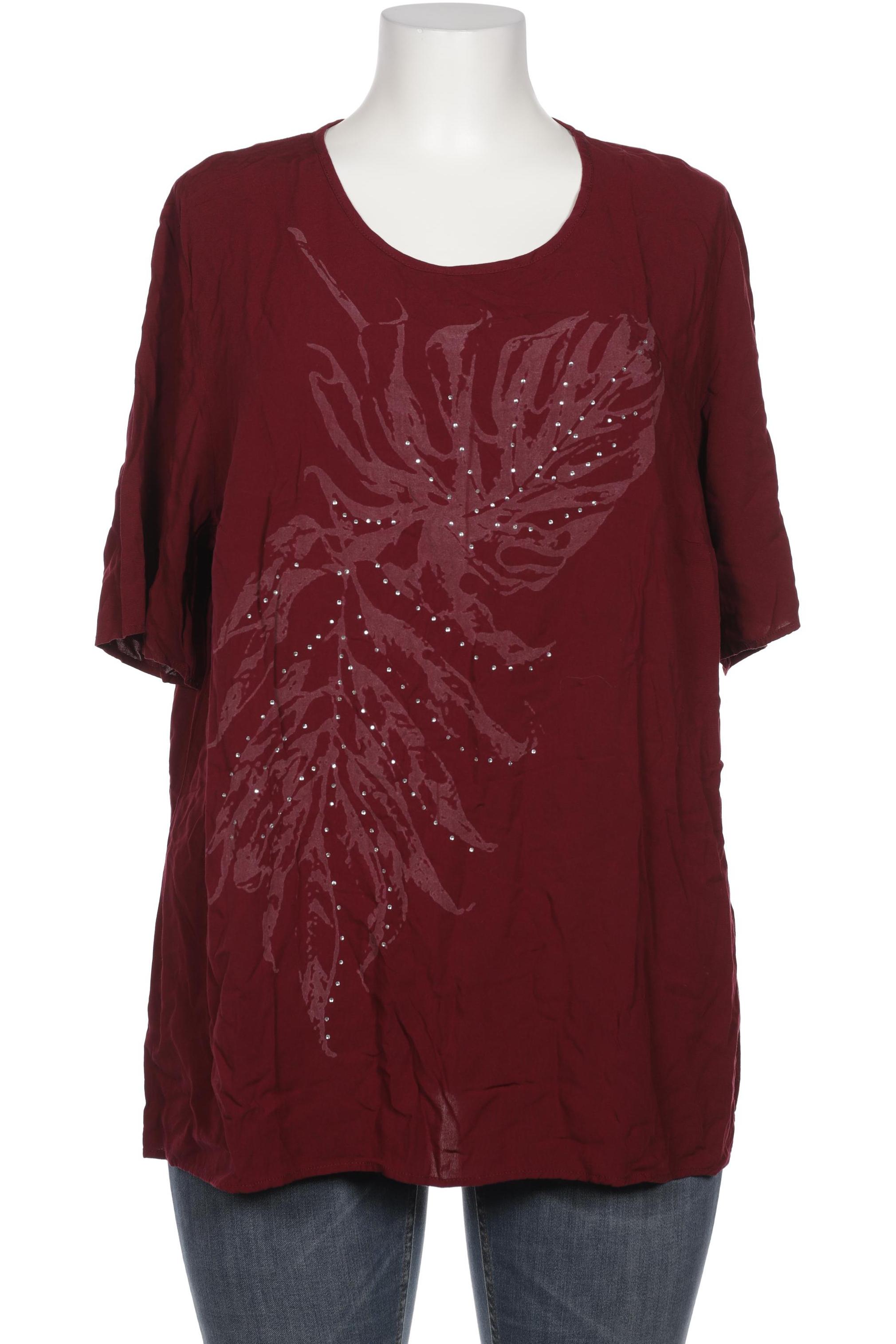 

Ulla Popken Damen Bluse, bordeaux, Gr. 50