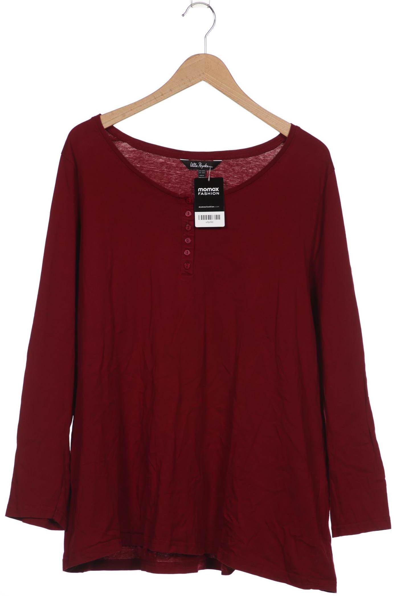 

Ulla Popken Damen Langarmshirt, bordeaux