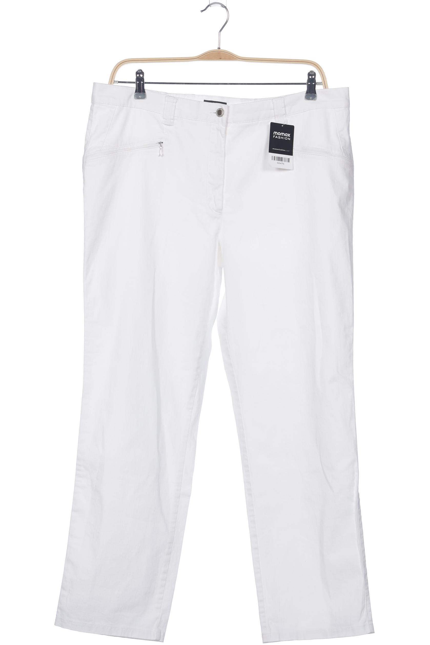 

Ulla Popken Damen Stoffhose, weiß, Gr. 24