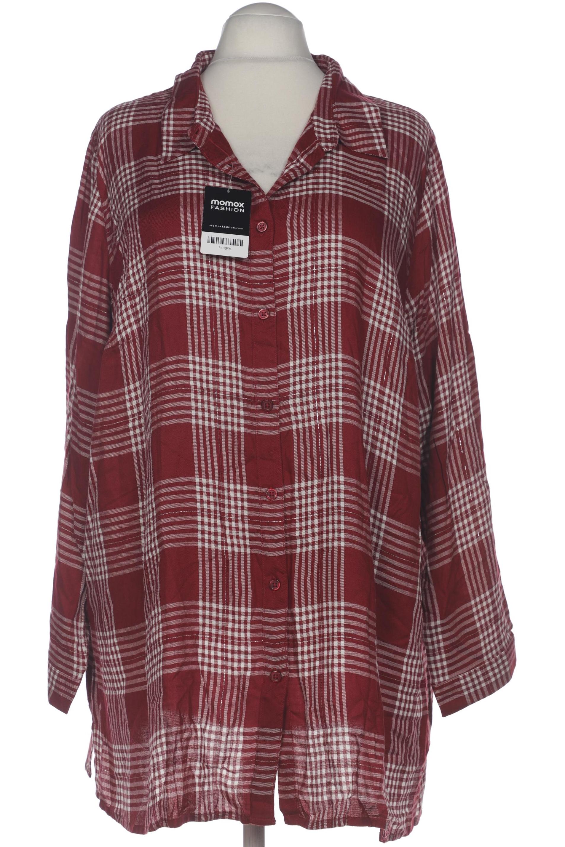 

Ulla Popken Damen Bluse, bordeaux, Gr. 54