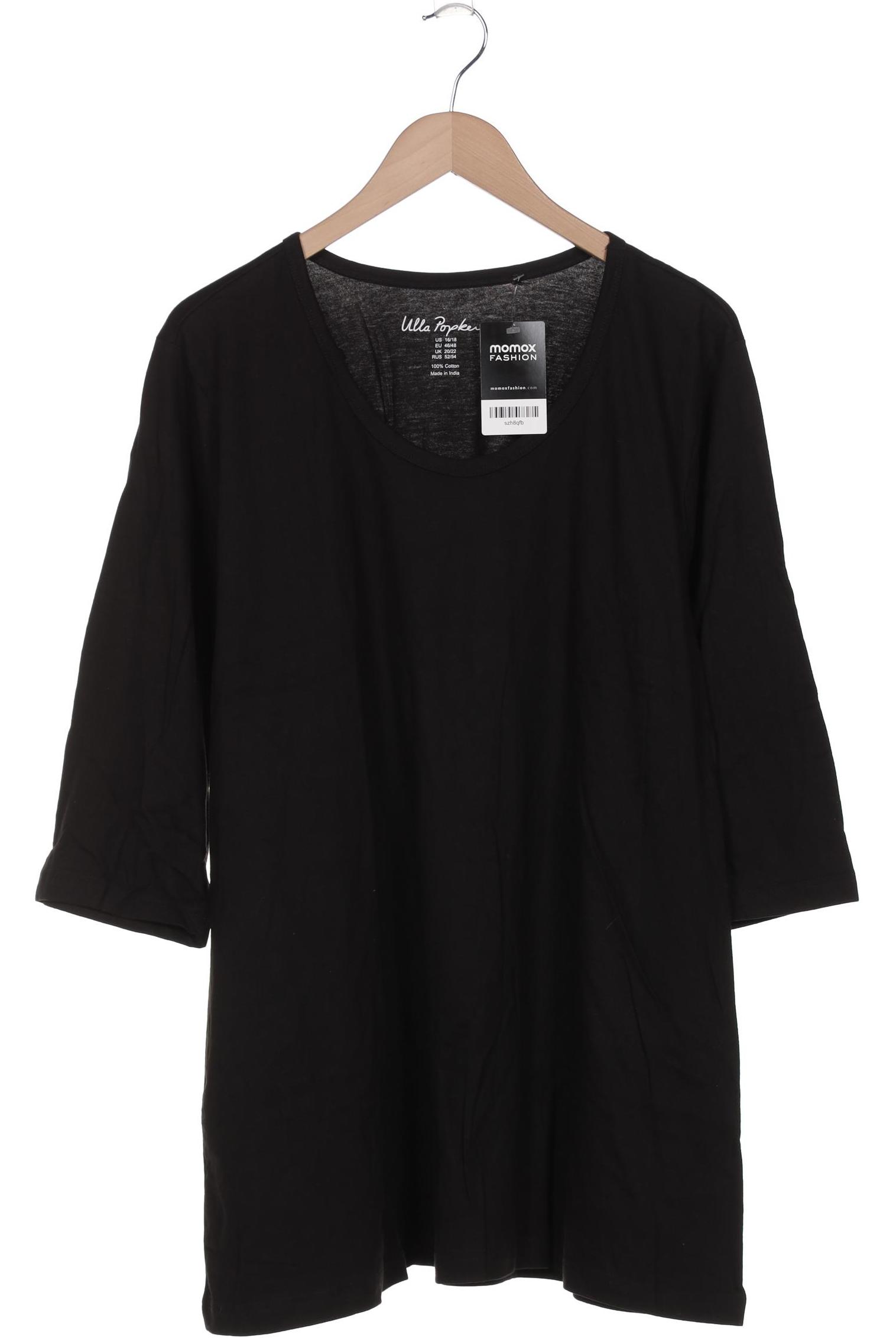 

Ulla Popken Damen Langarmshirt, schwarz, Gr. 46