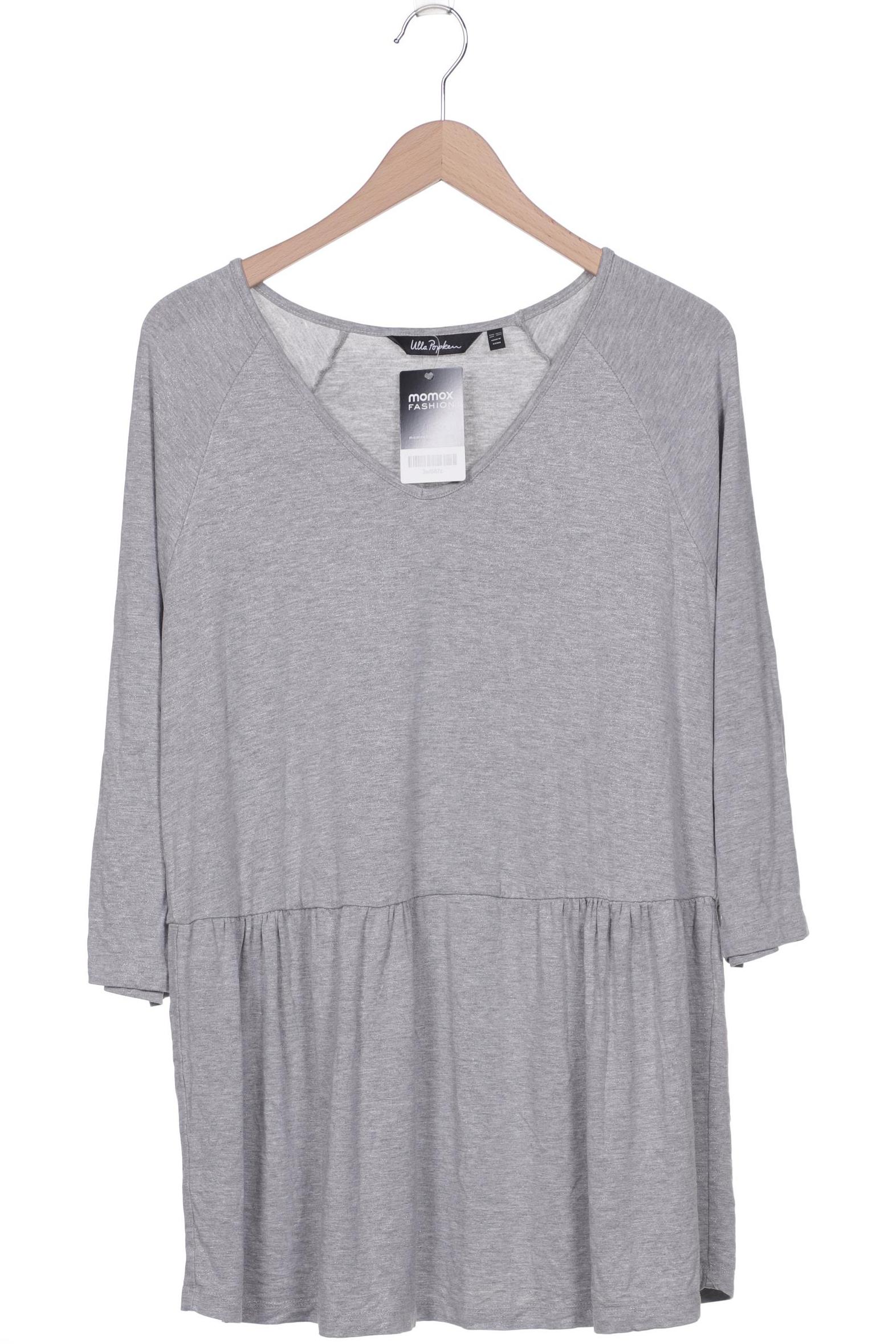 

Ulla Popken Damen Langarmshirt, grau, Gr. 42