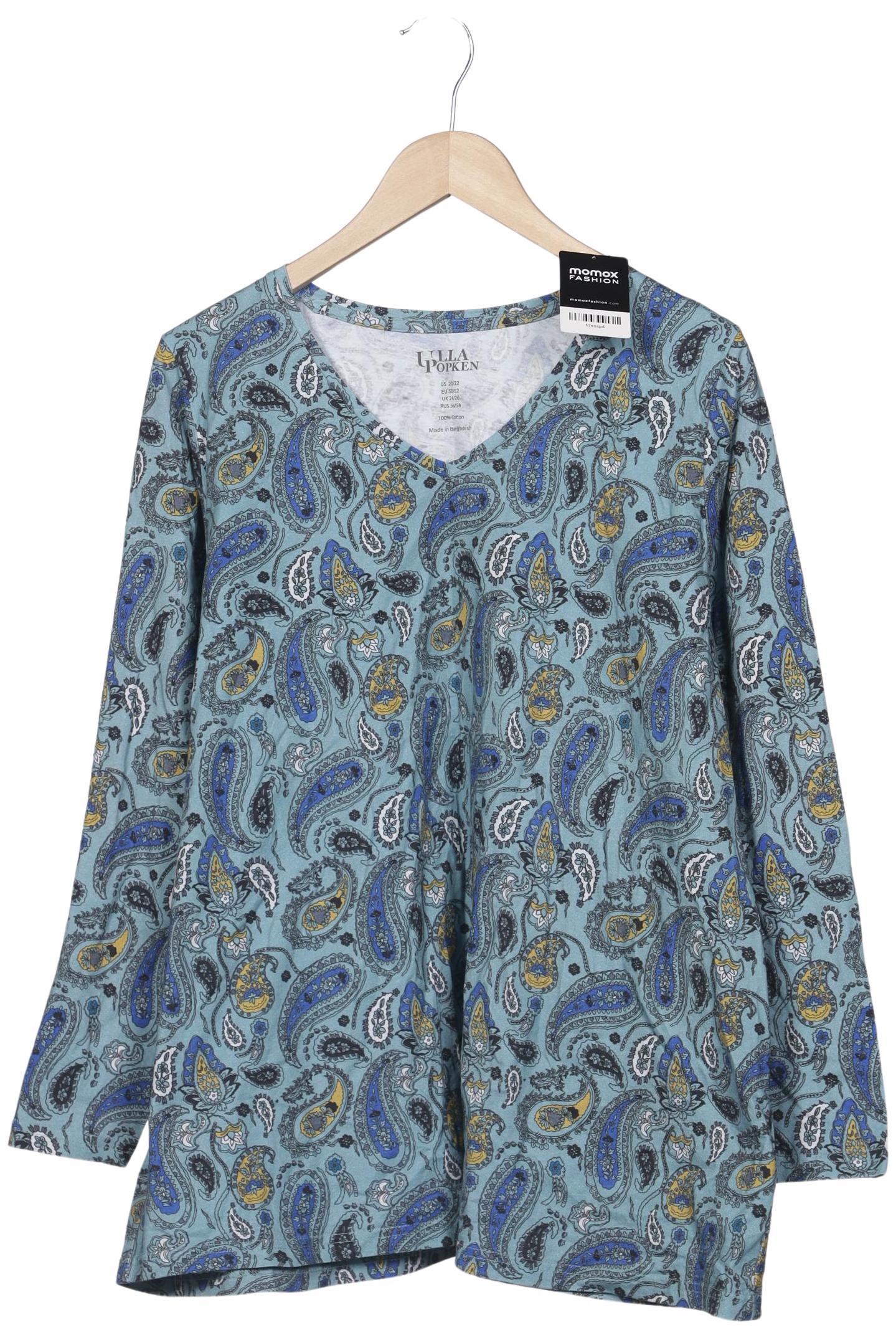 

Ulla Popken Damen Langarmshirt, hellblau, Gr. 50