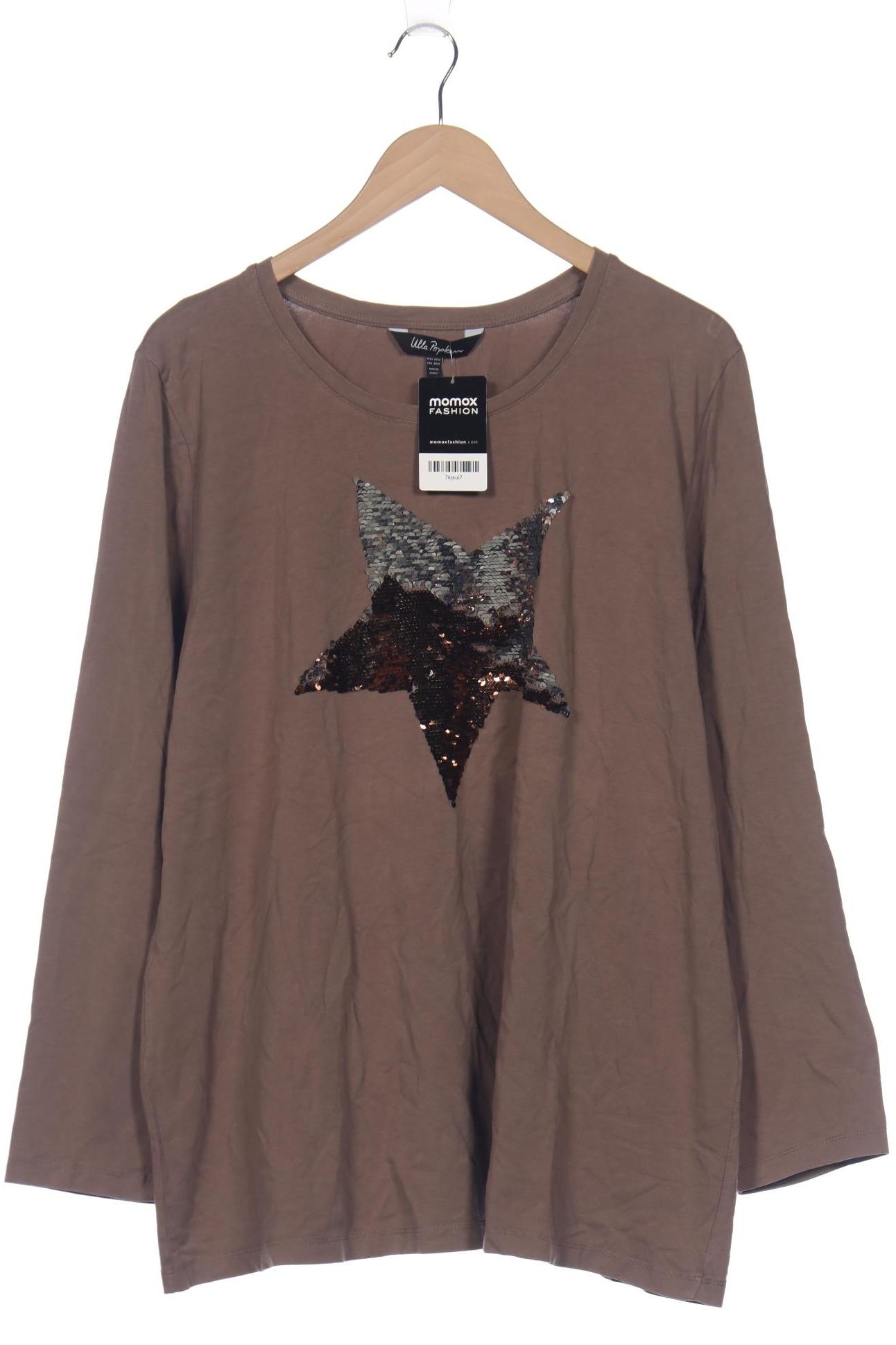 

Ulla Popken Damen Langarmshirt, braun, Gr. 50