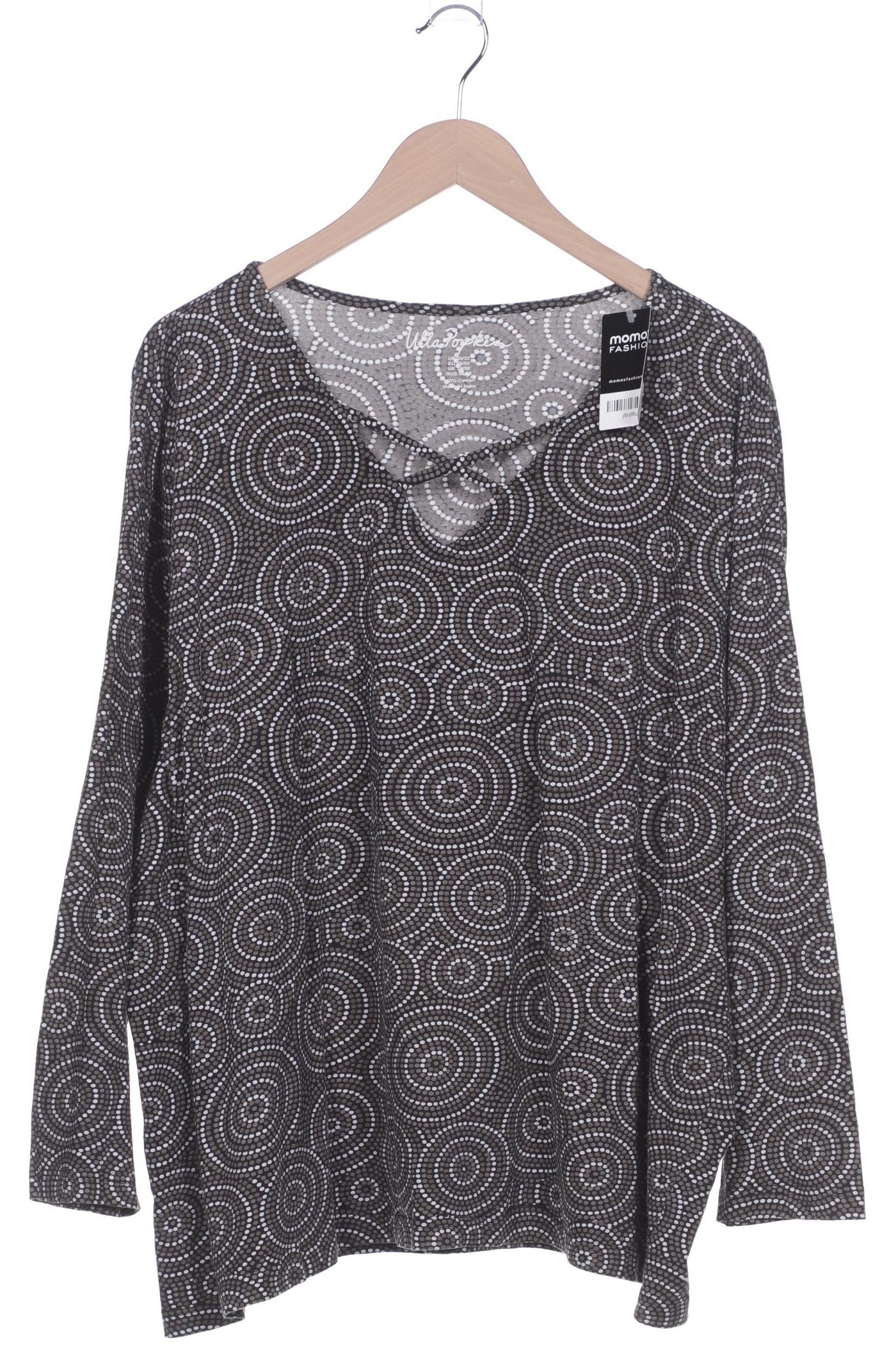 

Ulla Popken Damen Langarmshirt, grau, Gr. 50