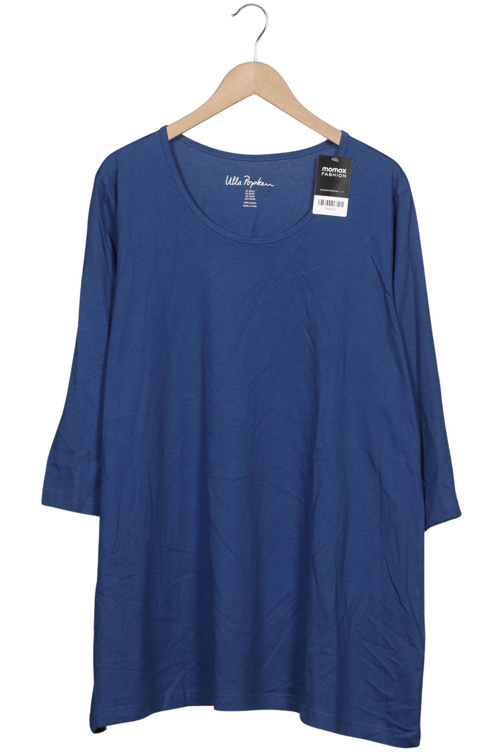 

Ulla Popken Damen Langarmshirt, blau, Gr. 50