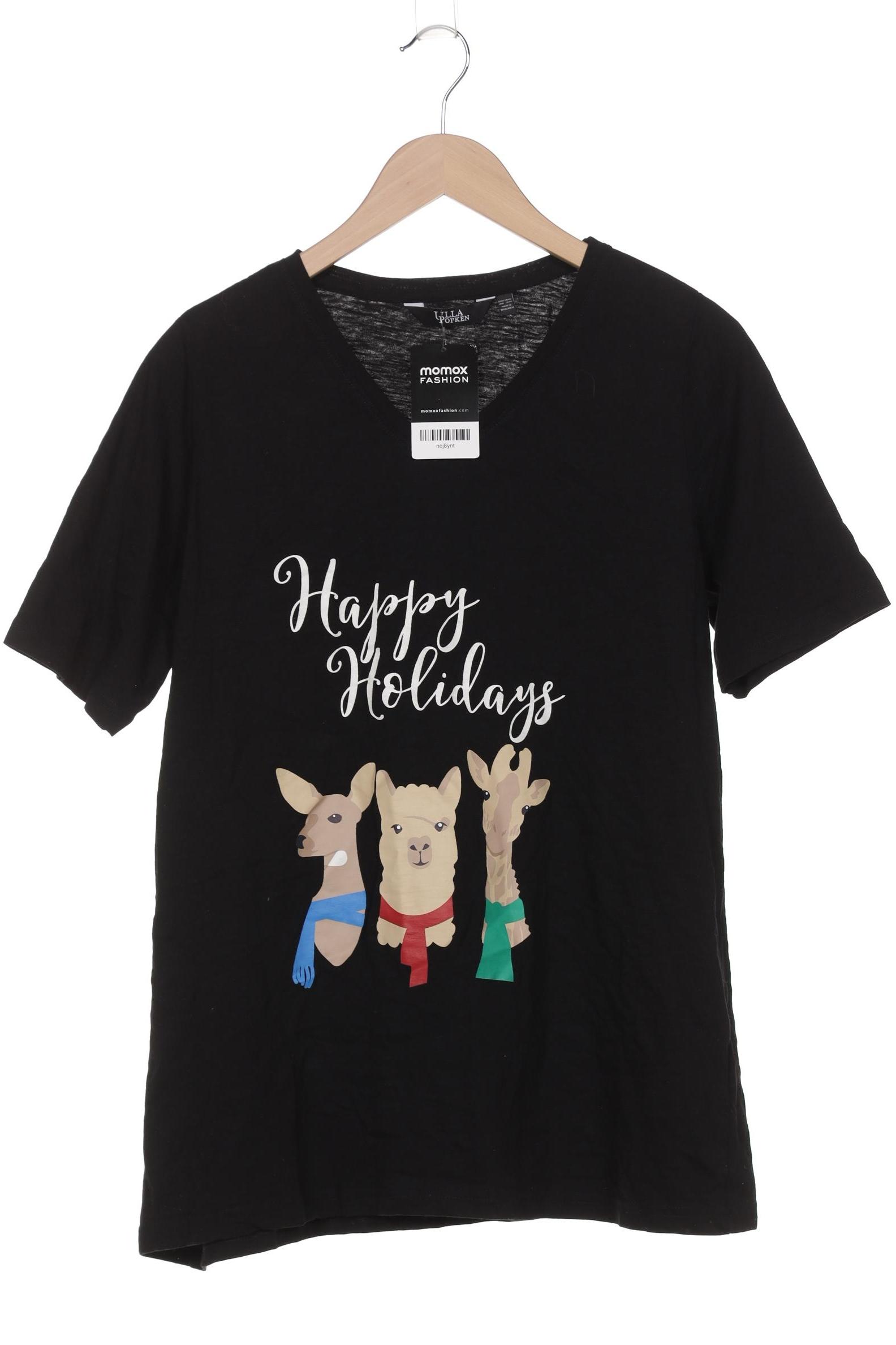 

Ulla Popken Damen T-Shirt, schwarz, Gr. 42