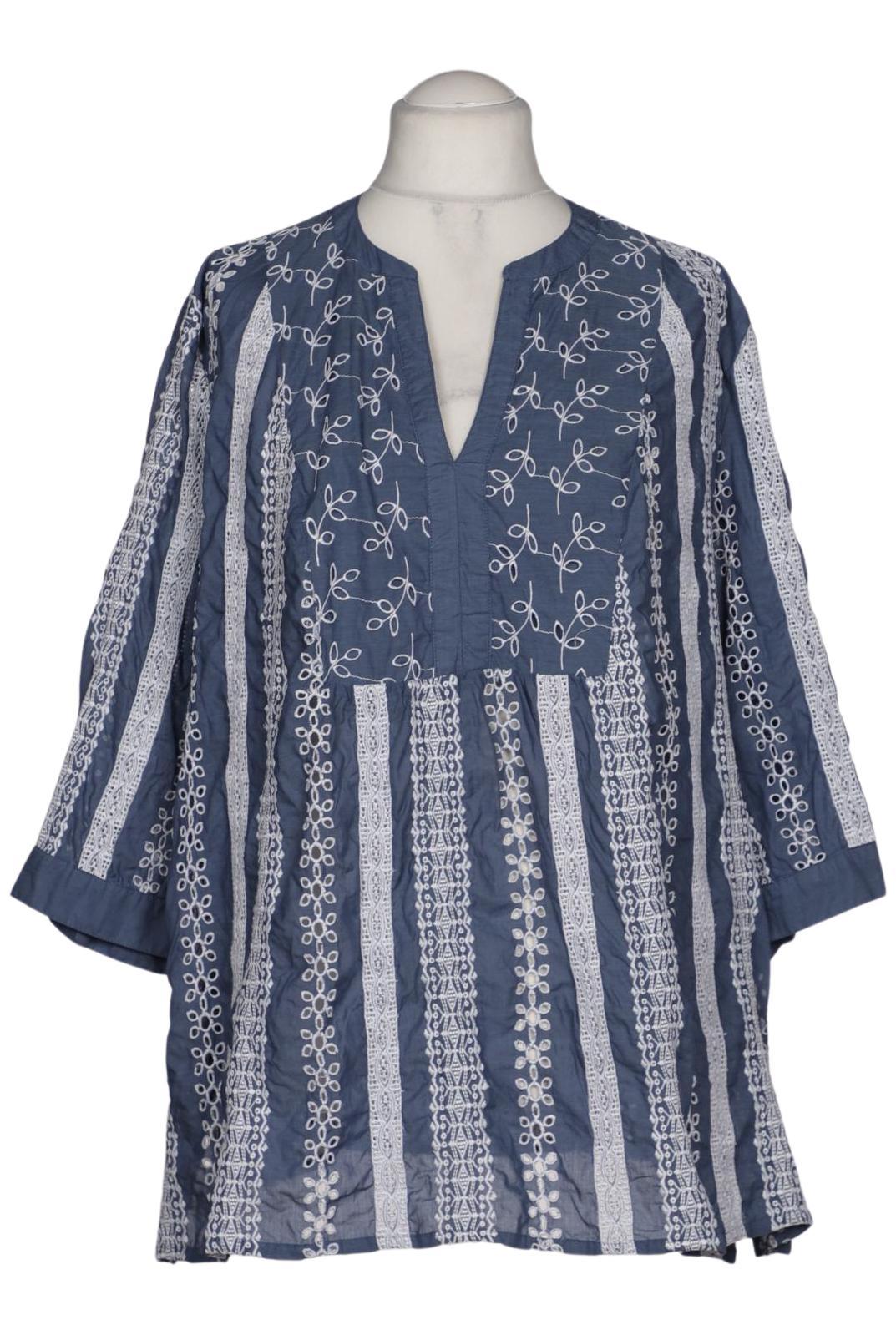 

Ulla Popken Damen Bluse, blau, Gr. 54