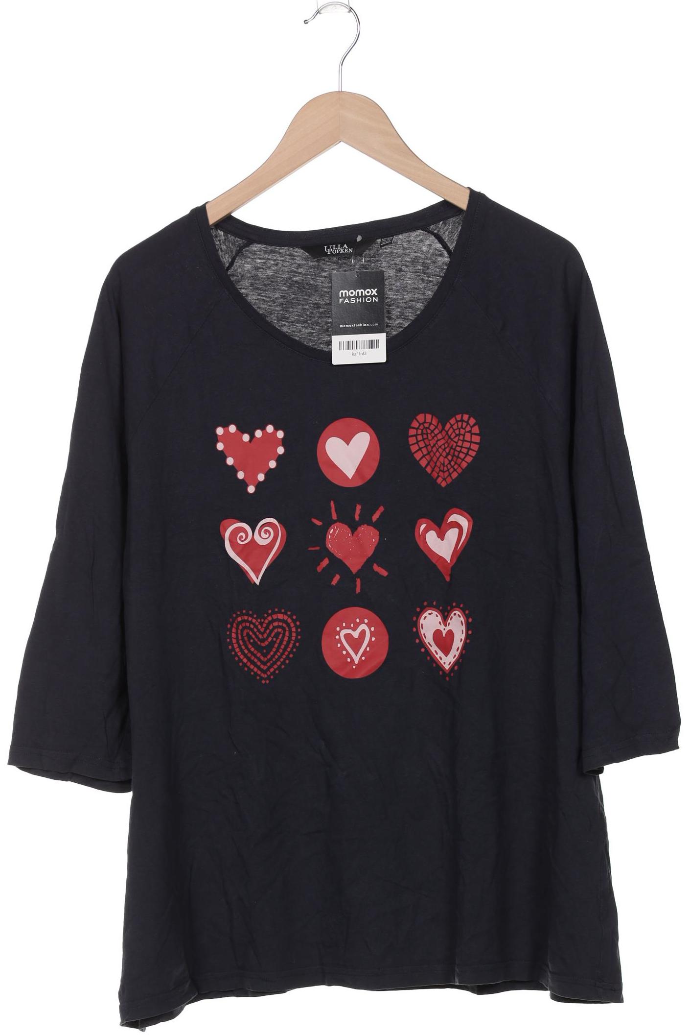 

Ulla Popken Damen Langarmshirt, marineblau, Gr. 46