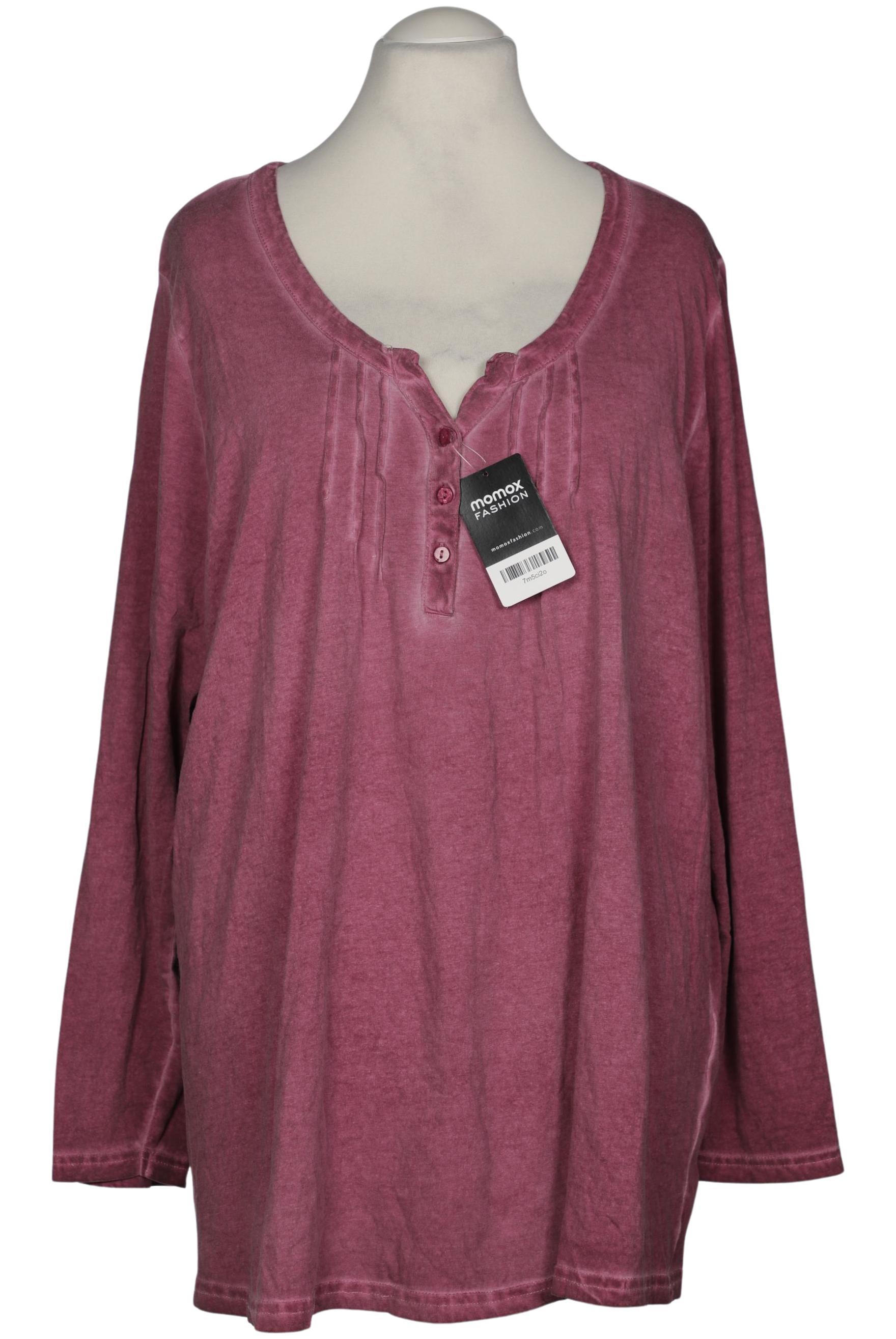 

Ulla Popken Damen Langarmshirt, pink, Gr. 52