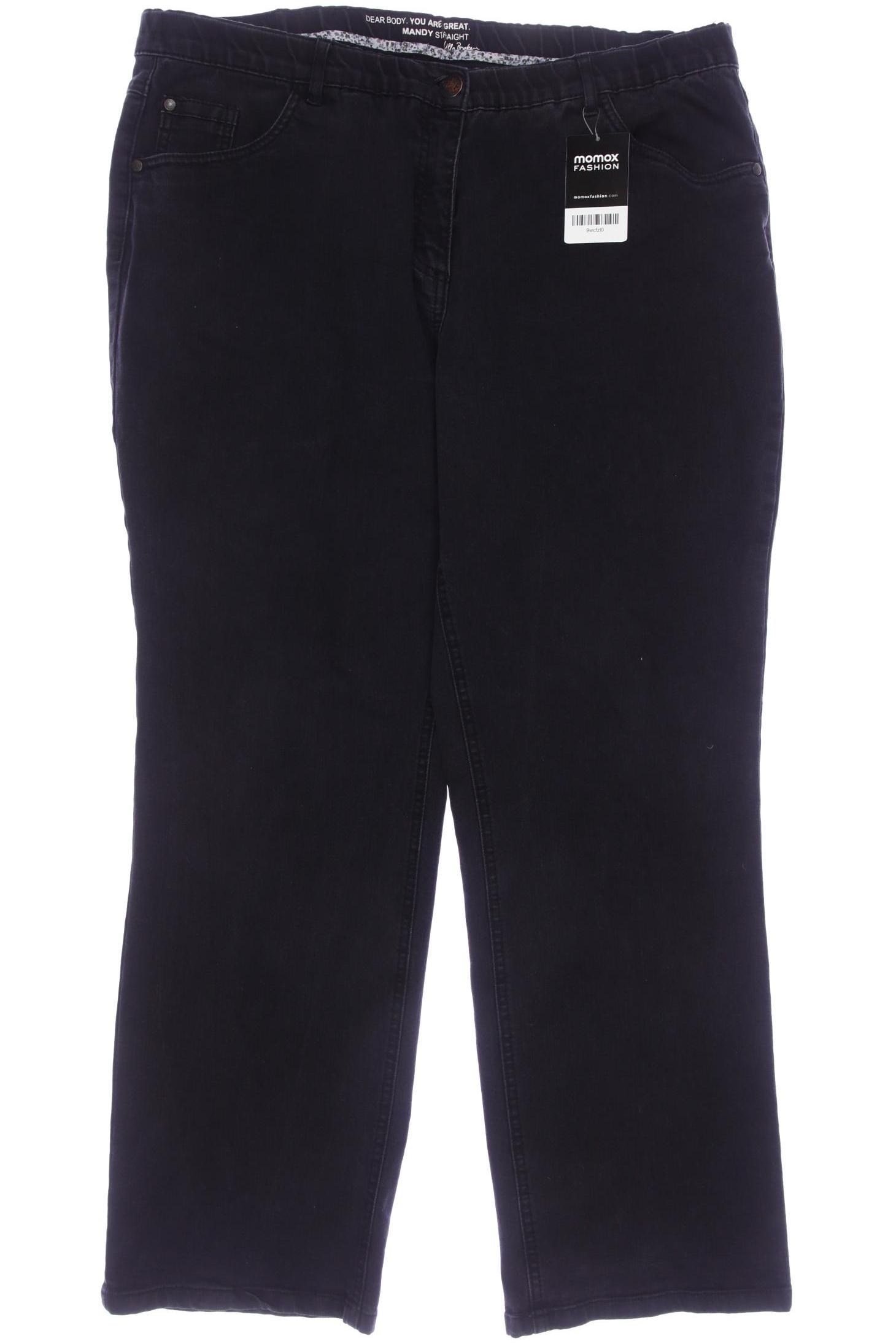 

Ulla Popken Damen Jeans, schwarz, Gr. 38