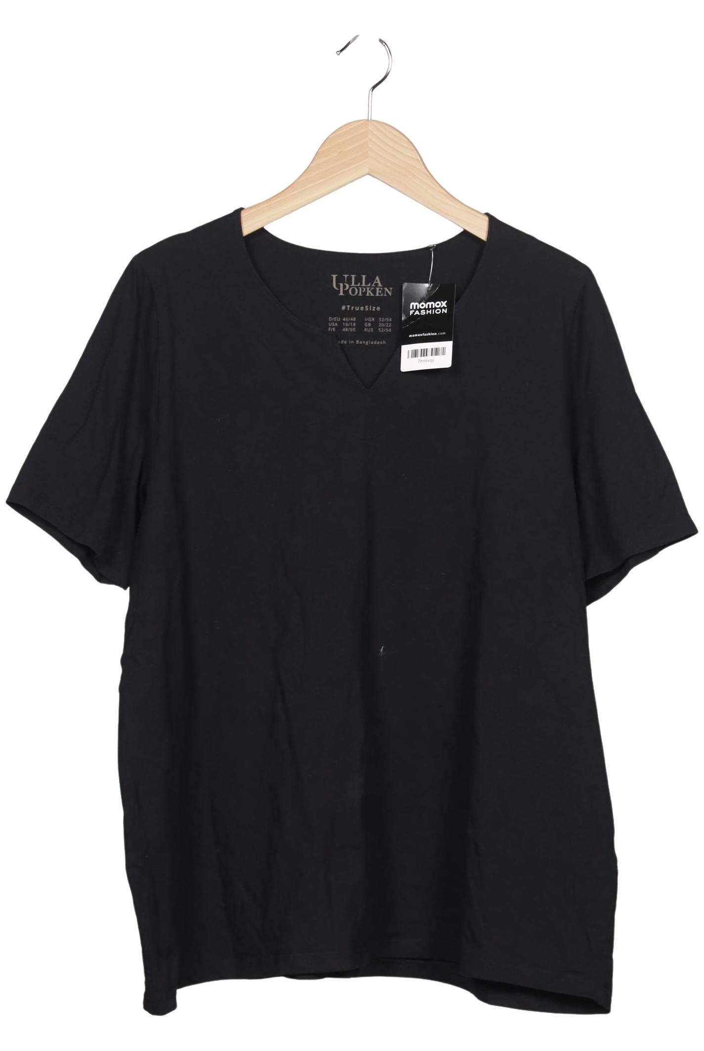 

Ulla Popken Damen T-Shirt, schwarz, Gr. 46