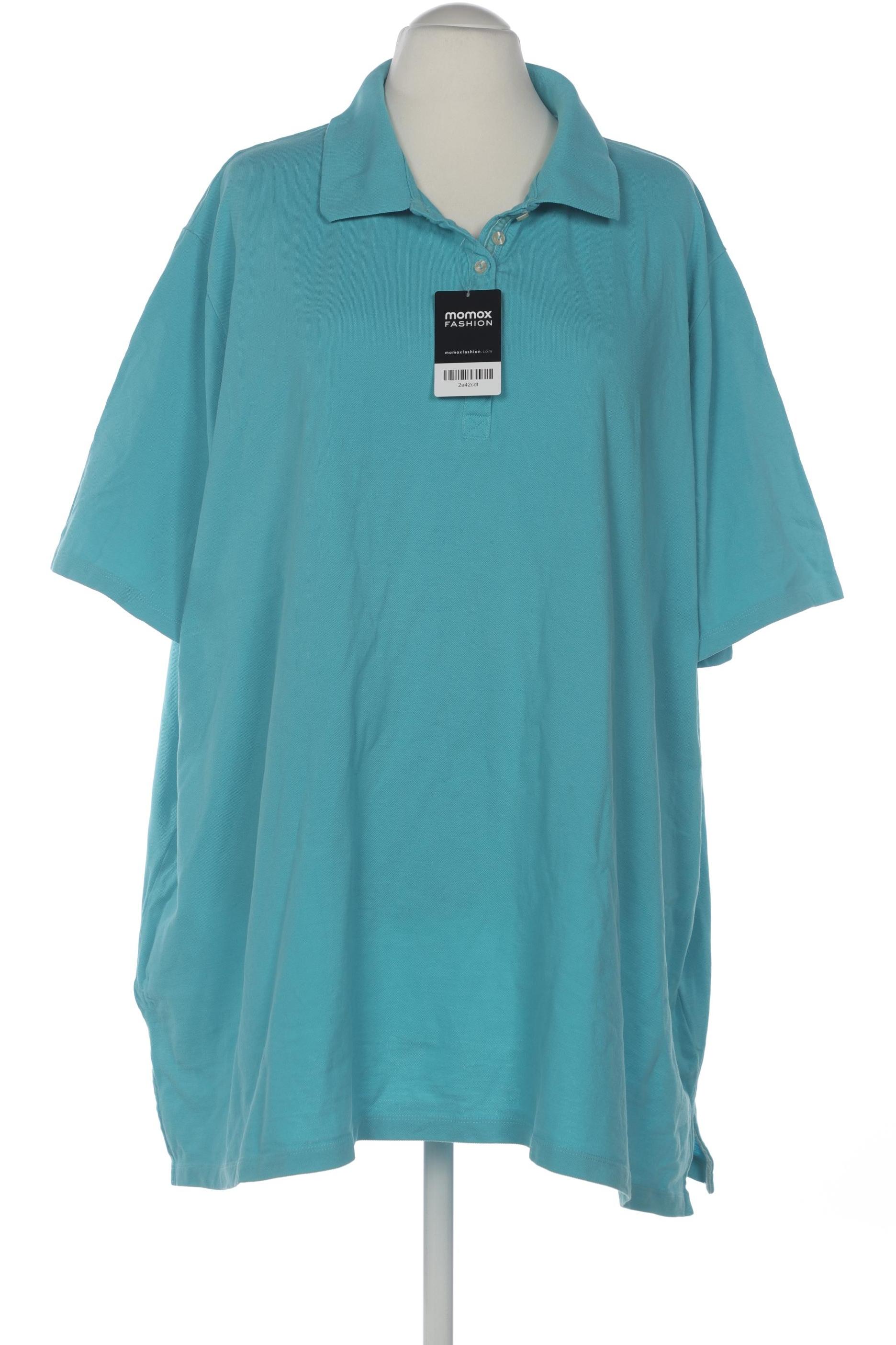 

Ulla Popken Damen Poloshirt, türkis, Gr. 58