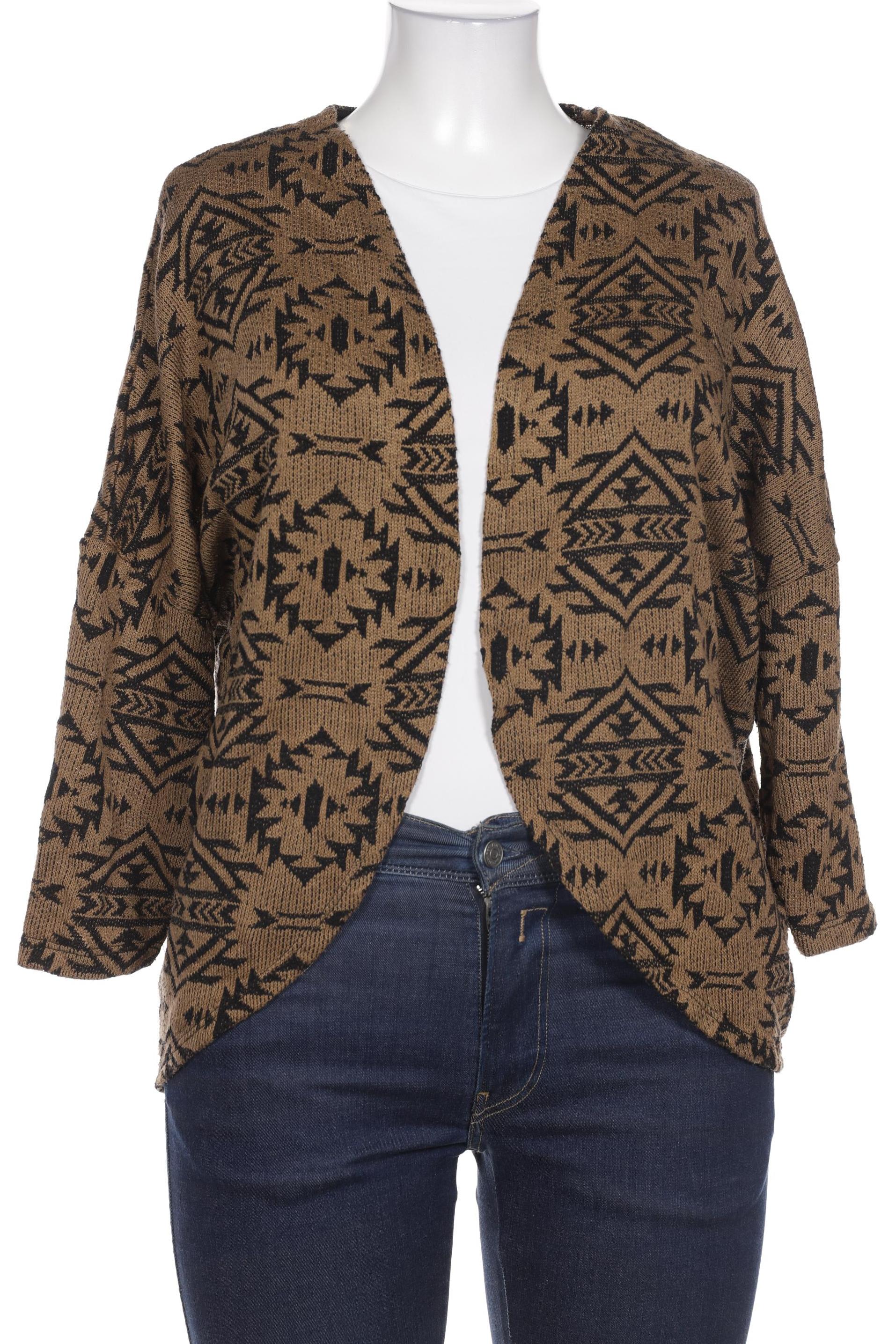 

Ulla Popken Damen Strickjacke, braun, Gr. 42