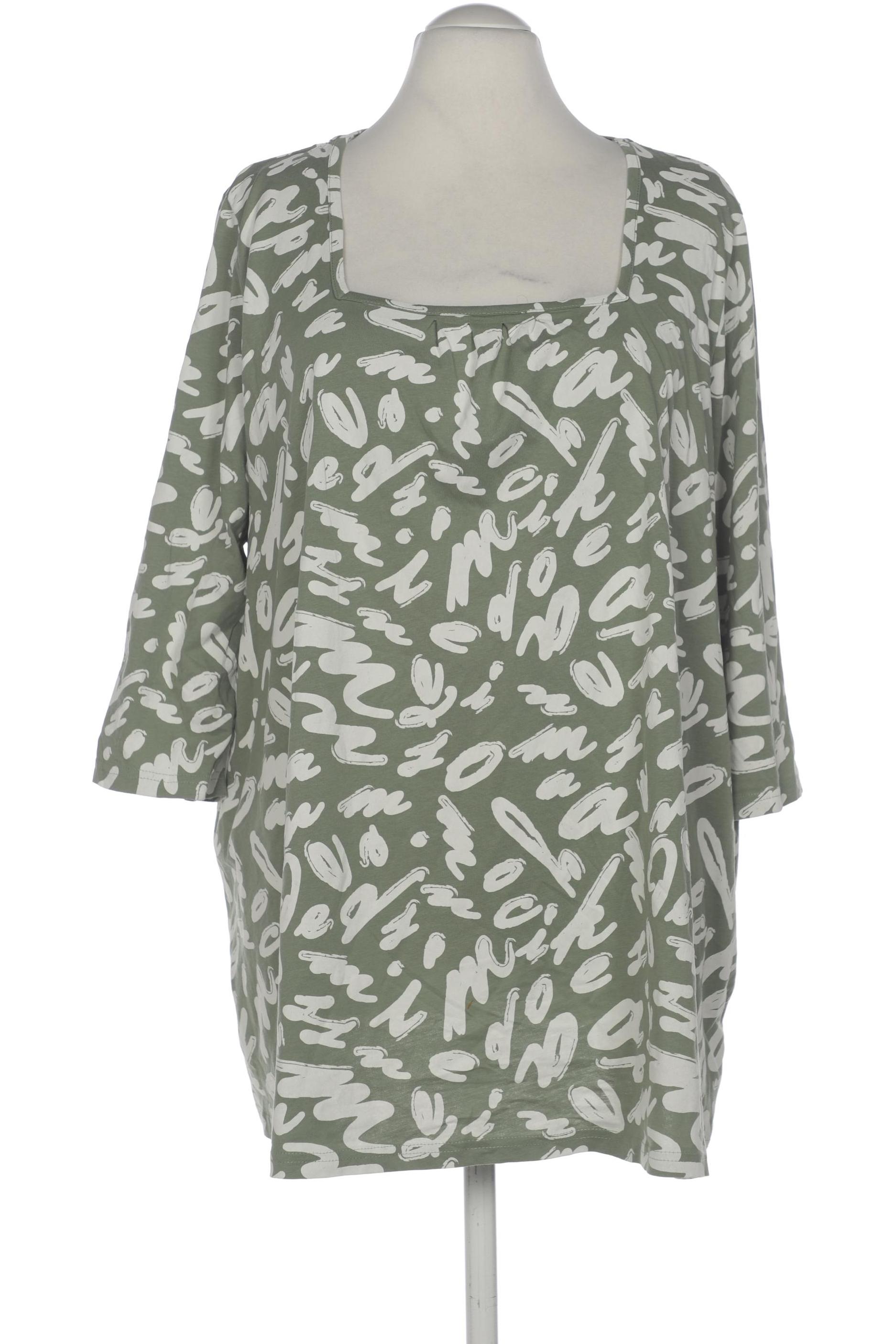 

Ulla Popken Damen Langarmshirt, grün, Gr. 54