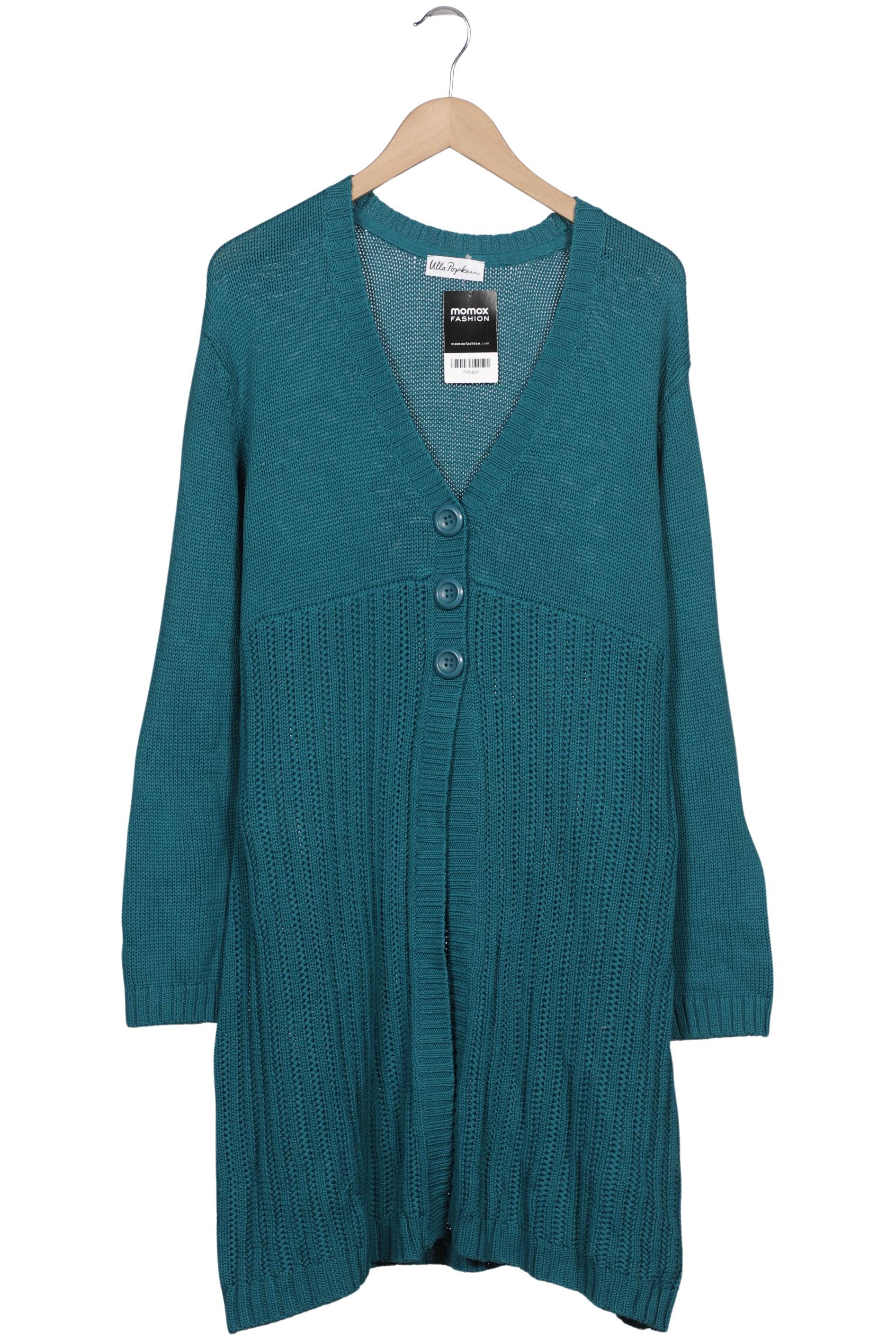 

Ulla Popken Damen Strickjacke, türkis, Gr. 48