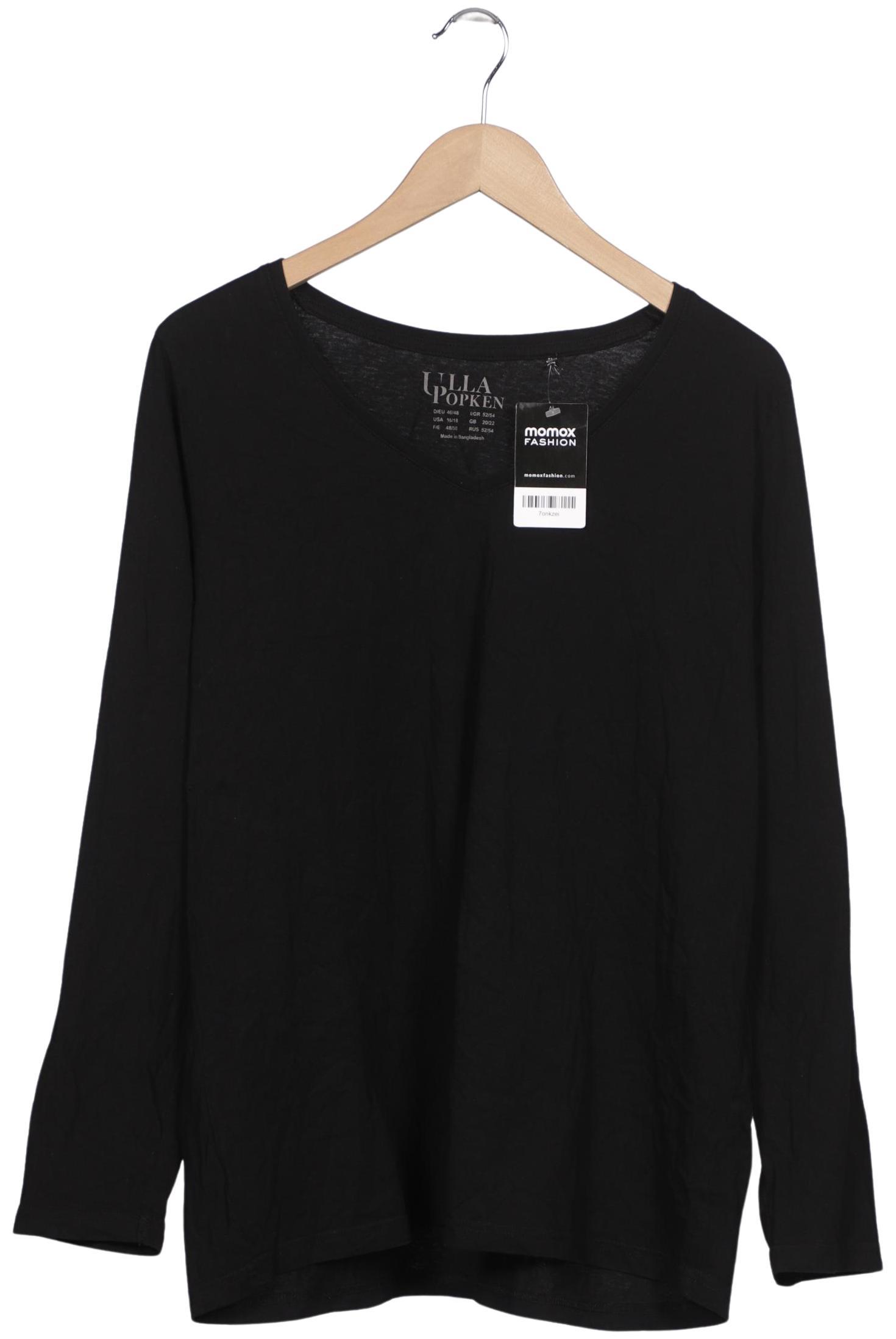 

Ulla Popken Damen Langarmshirt, schwarz, Gr. 46
