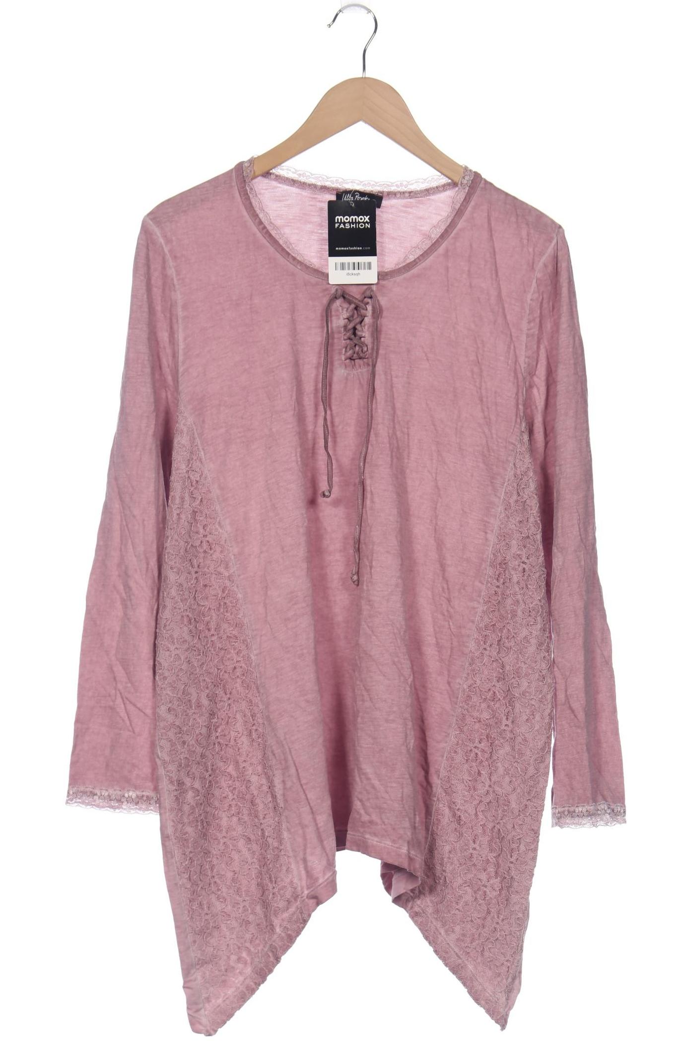 

Ulla Popken Damen Langarmshirt, pink, Gr. 46