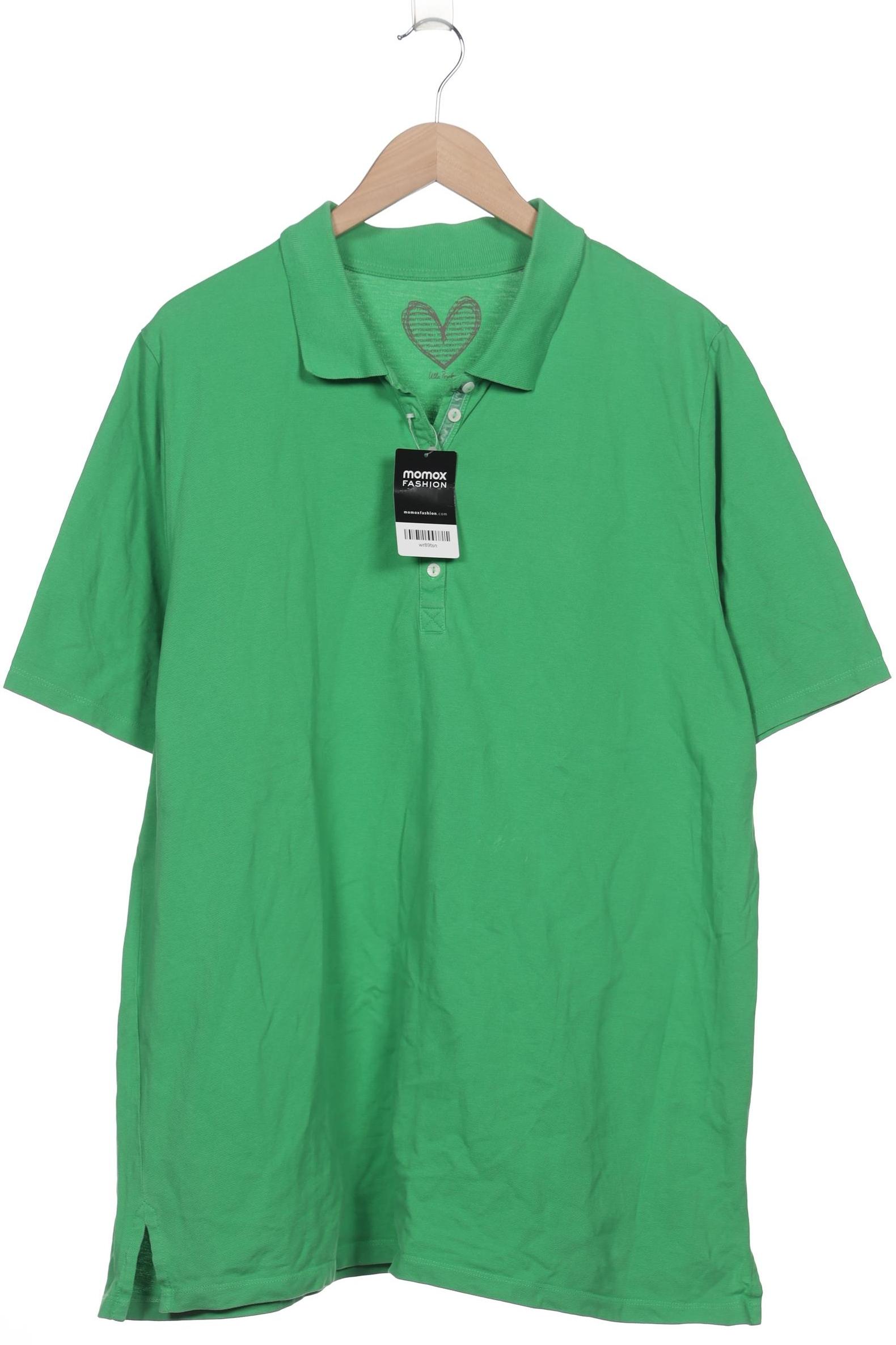 

Ulla Popken Damen Poloshirt, grün, Gr. 48