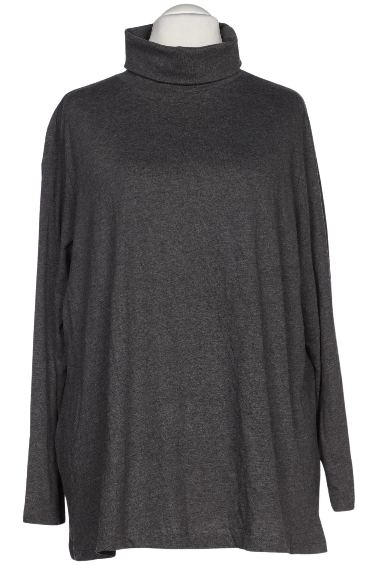 

Ulla Popken Damen Langarmshirt, grau, Gr. 54