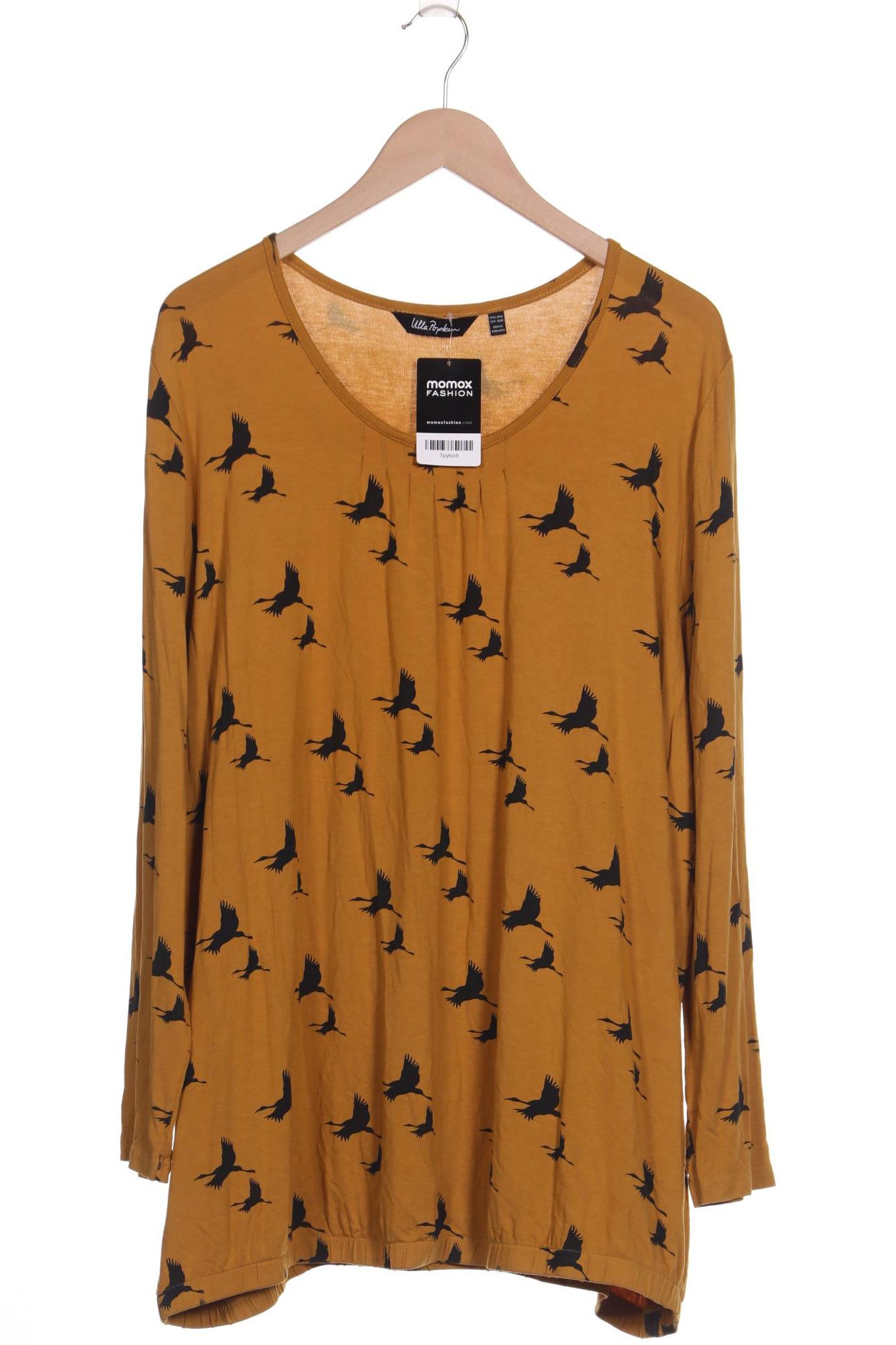 

Ulla Popken Damen Langarmshirt, gelb, Gr. 50