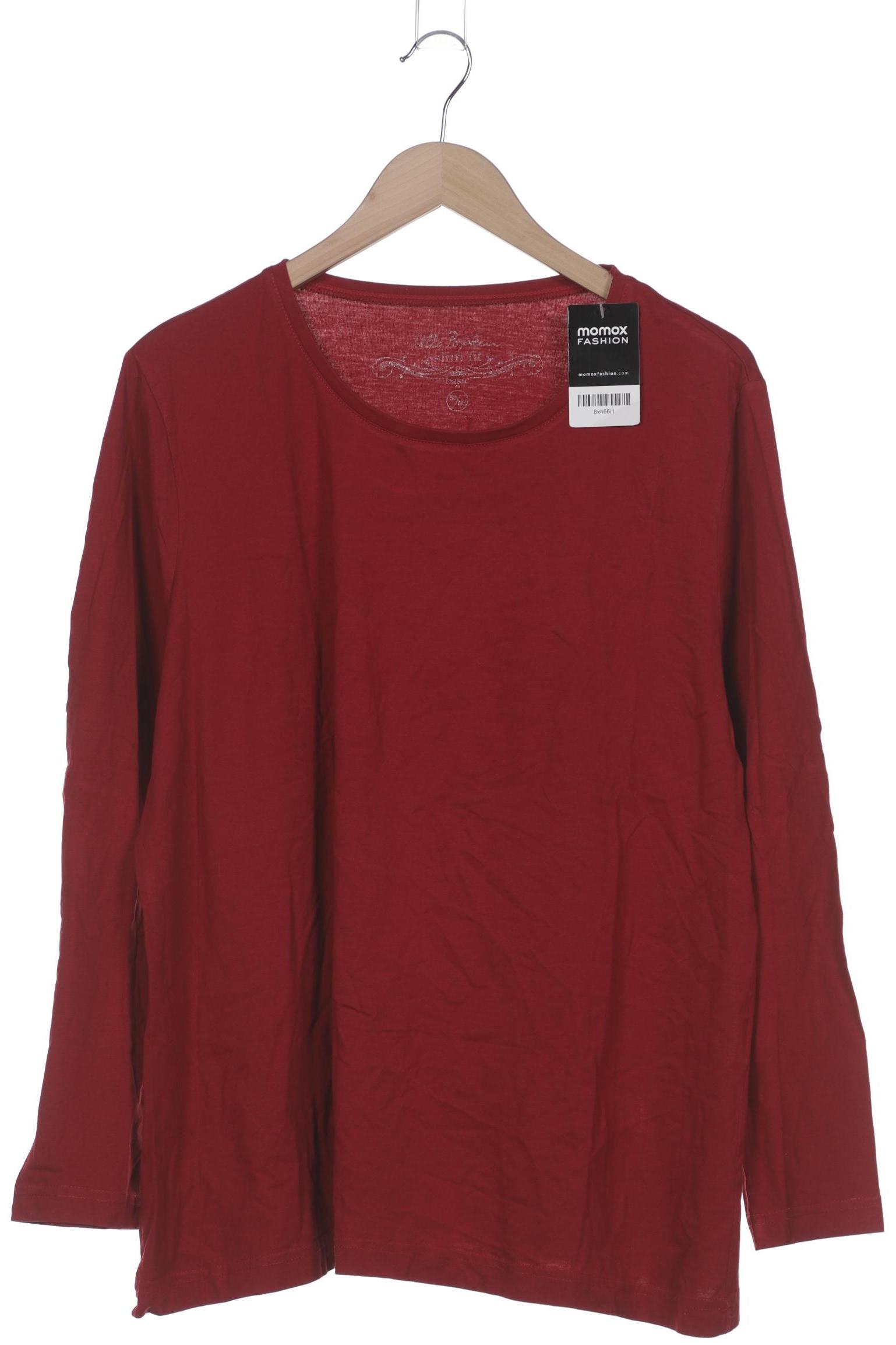 

Ulla Popken Damen Langarmshirt, bordeaux, Gr. 50
