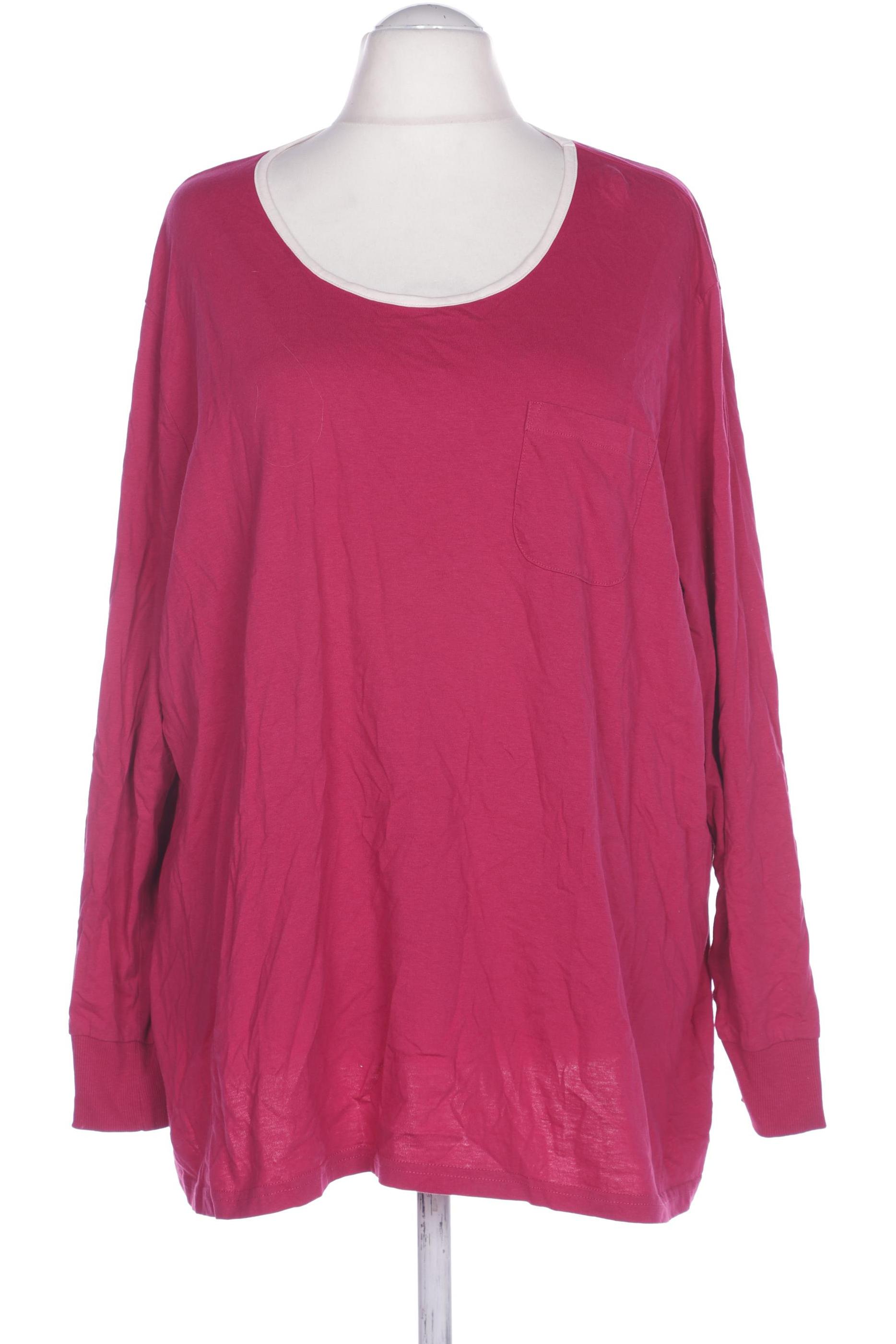 

Ulla Popken Damen Langarmshirt, pink, Gr. 54