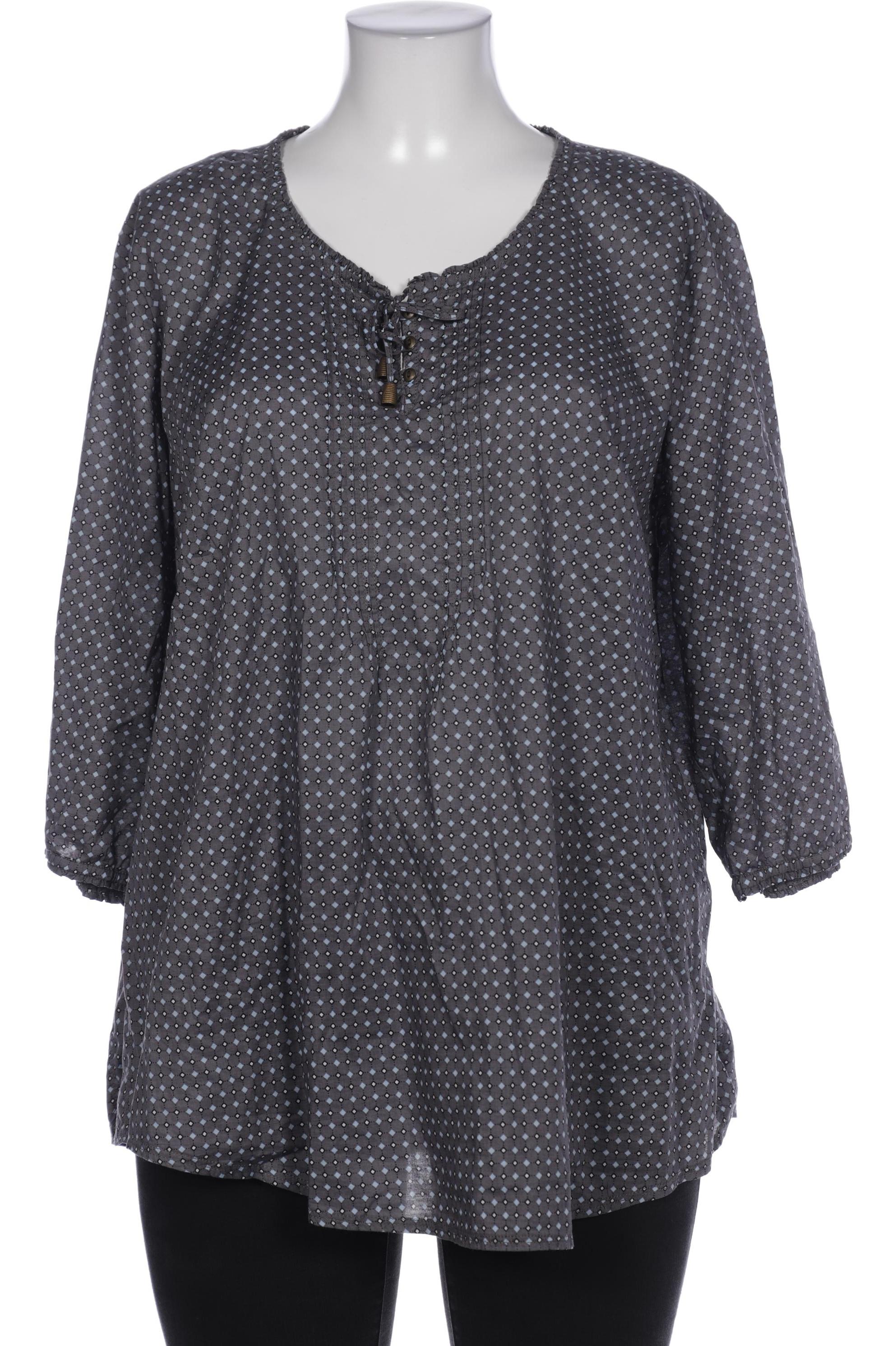 

Ulla Popken Damen Bluse, grau, Gr. 46