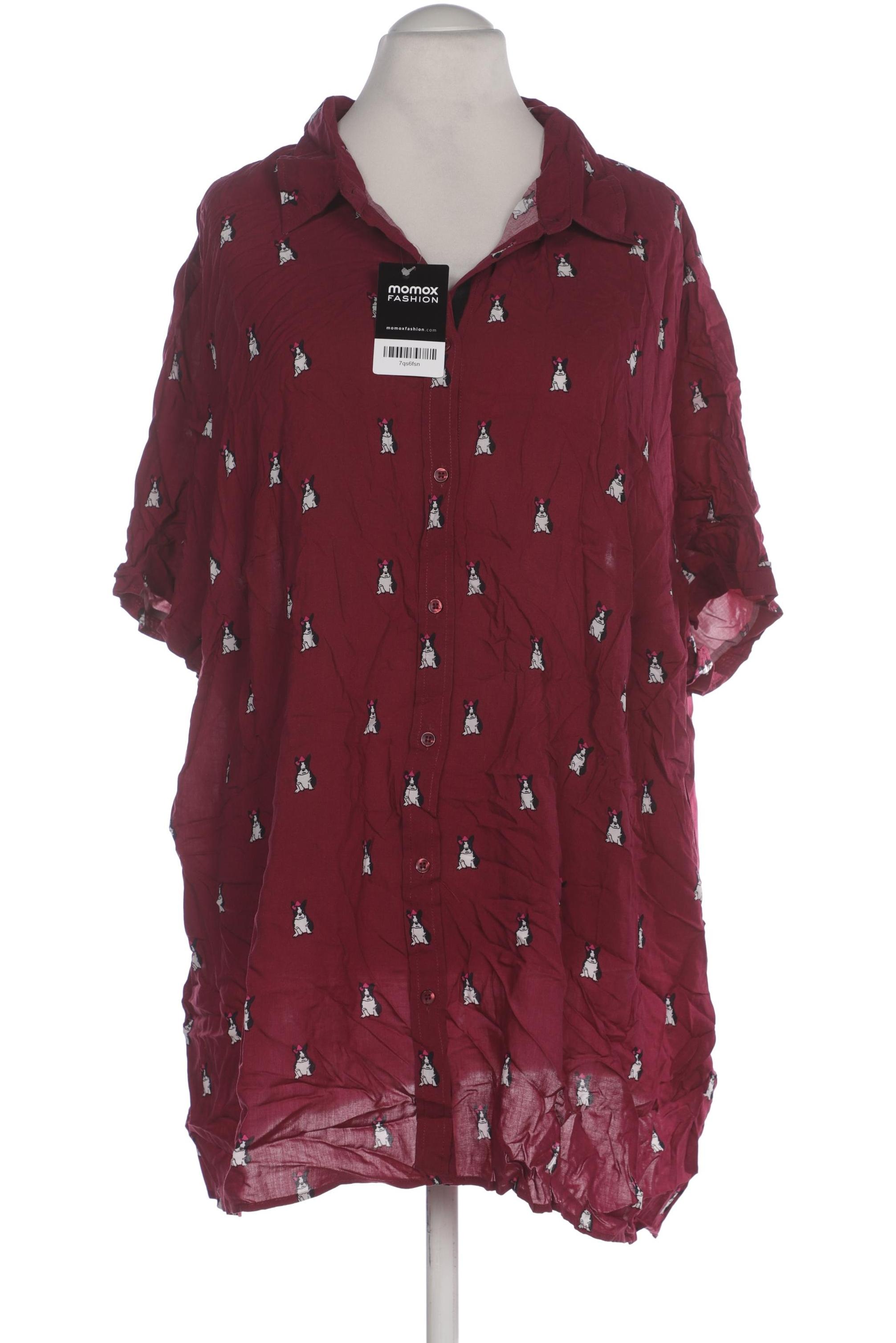 

Ulla Popken Damen Bluse, bordeaux, Gr. 54